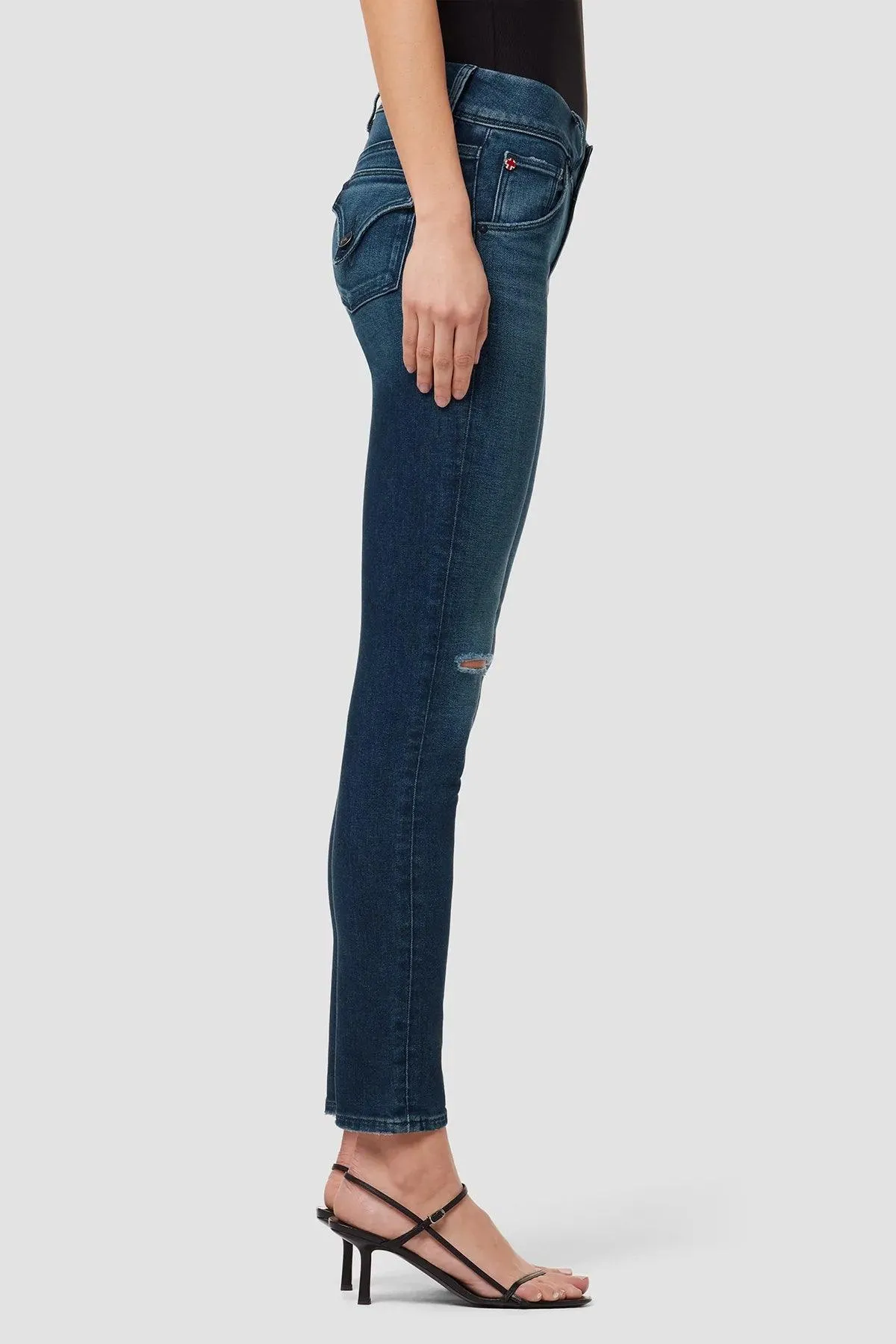 Collin Mid-Rise Skinny Jeans by Hudson