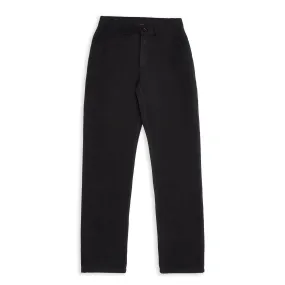 Cotton Trousers - Black Hopsack