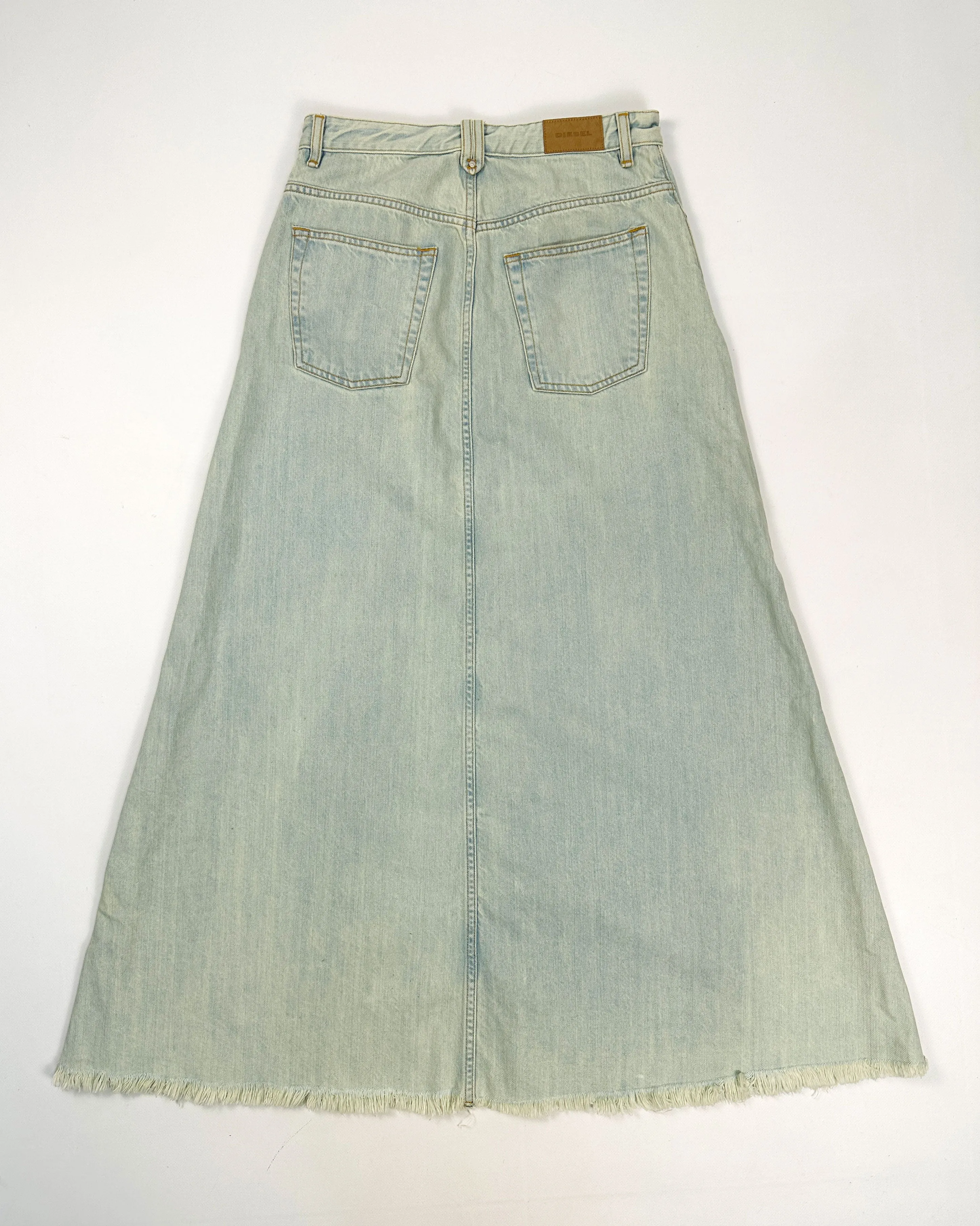 Diesel Long Denim Buttoned Skirt 2000's