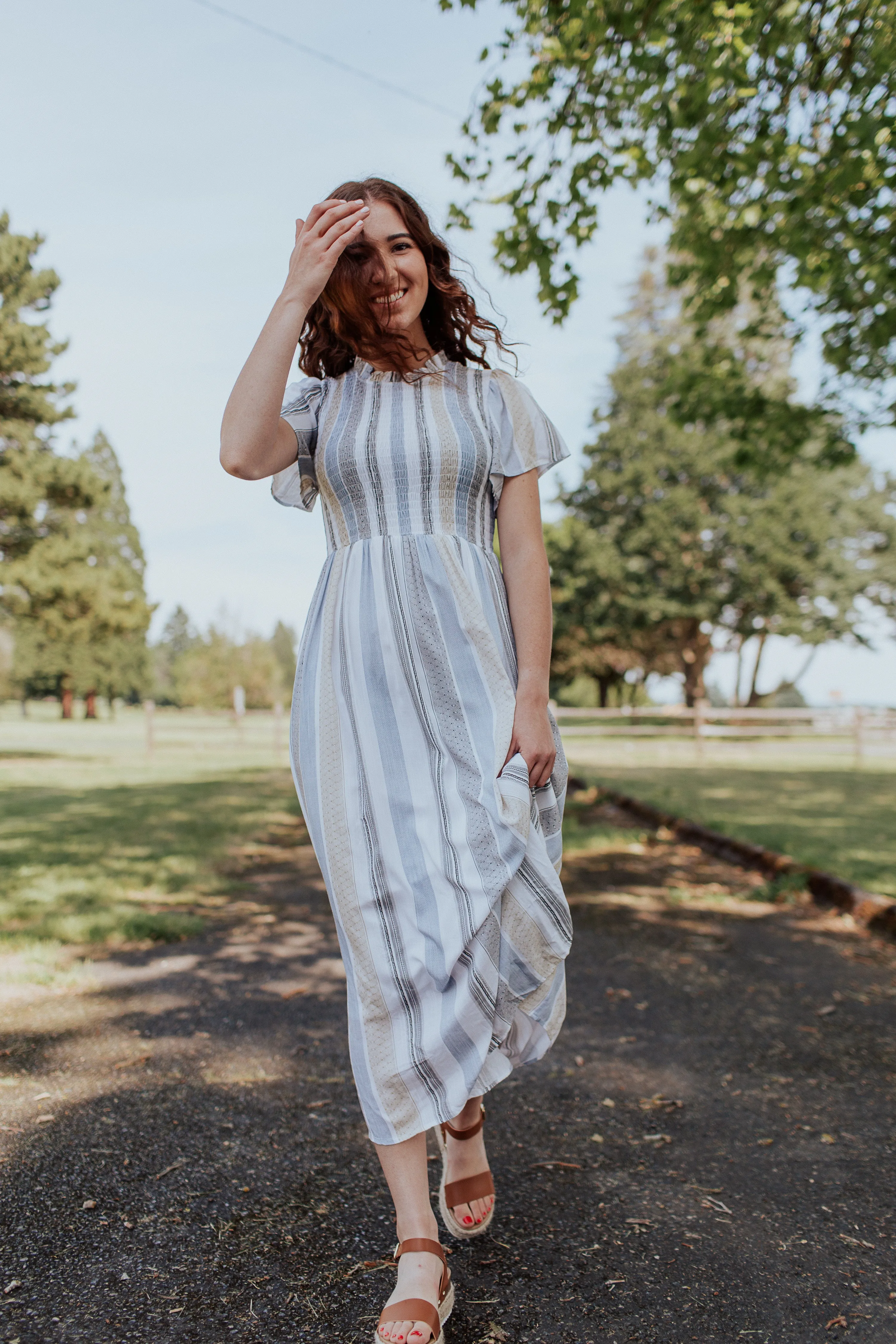 Faye Striped Maxi