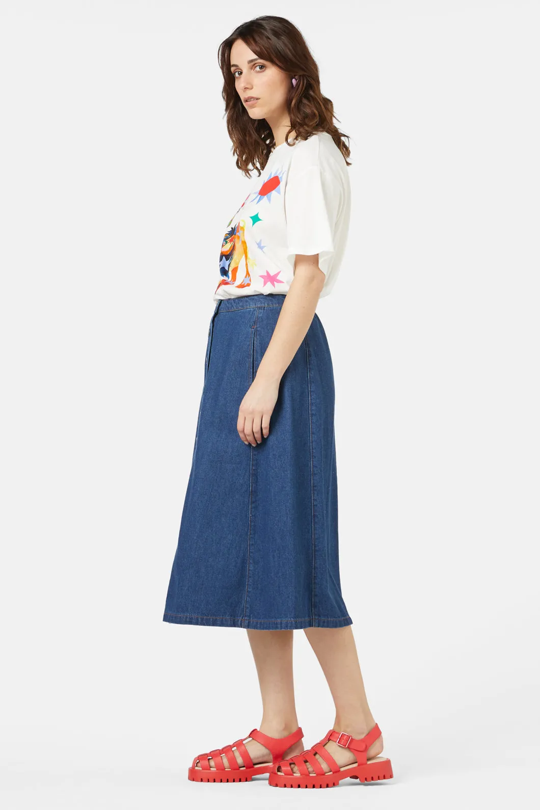 Fiona Denim Skirt