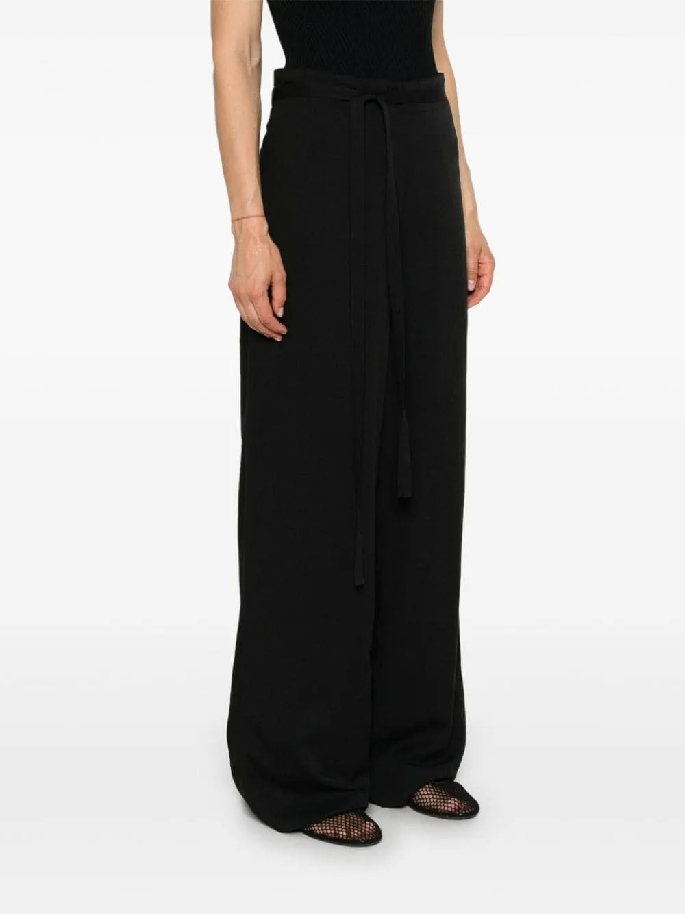 Fluid Tie-Waist Trousers