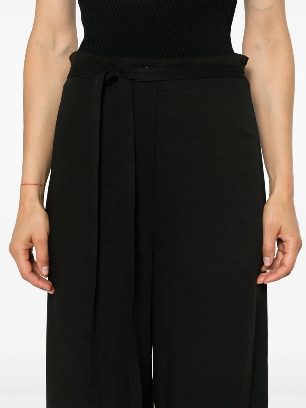 Fluid Tie-Waist Trousers