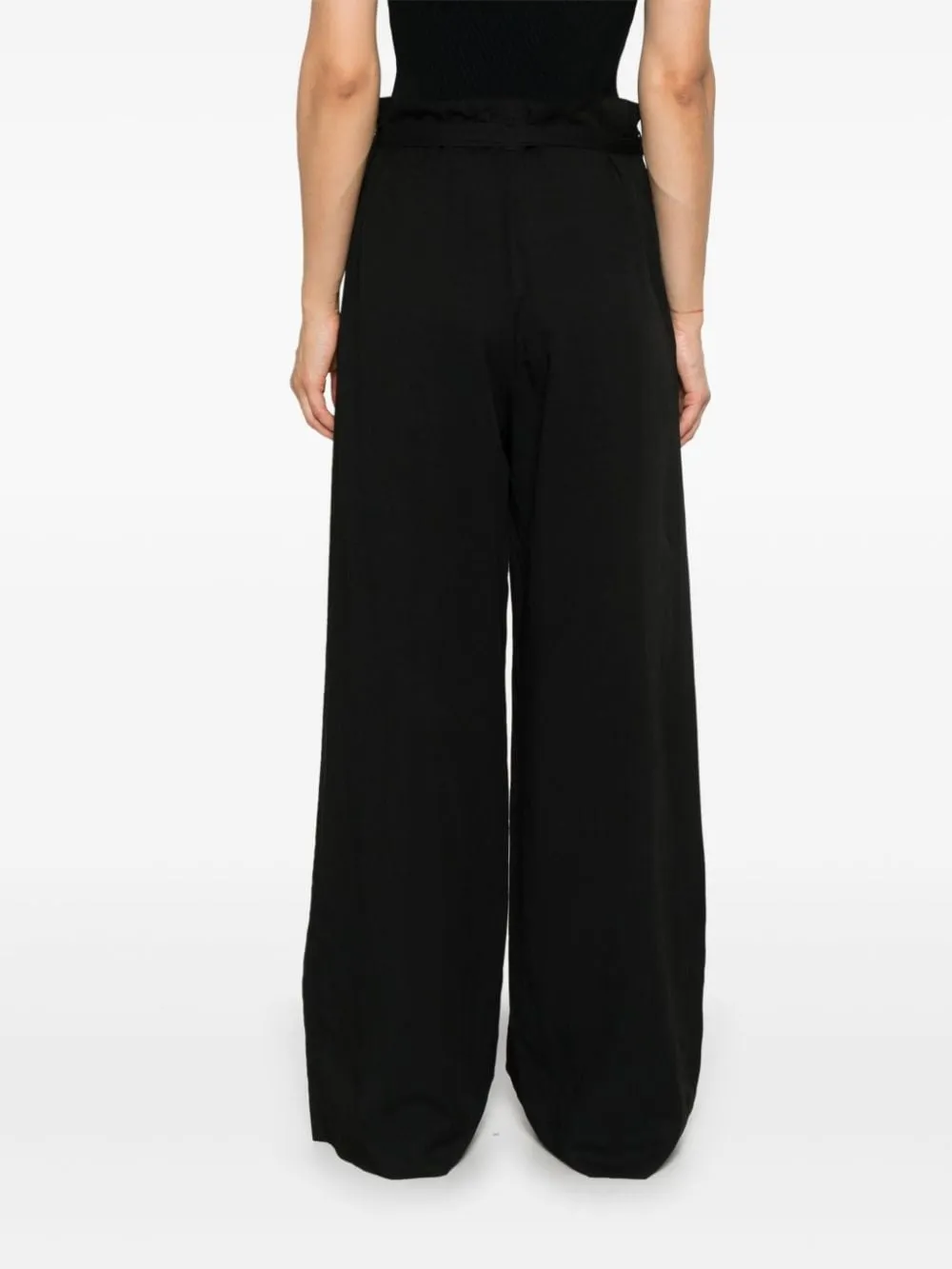 Fluid Tie-Waist Trousers