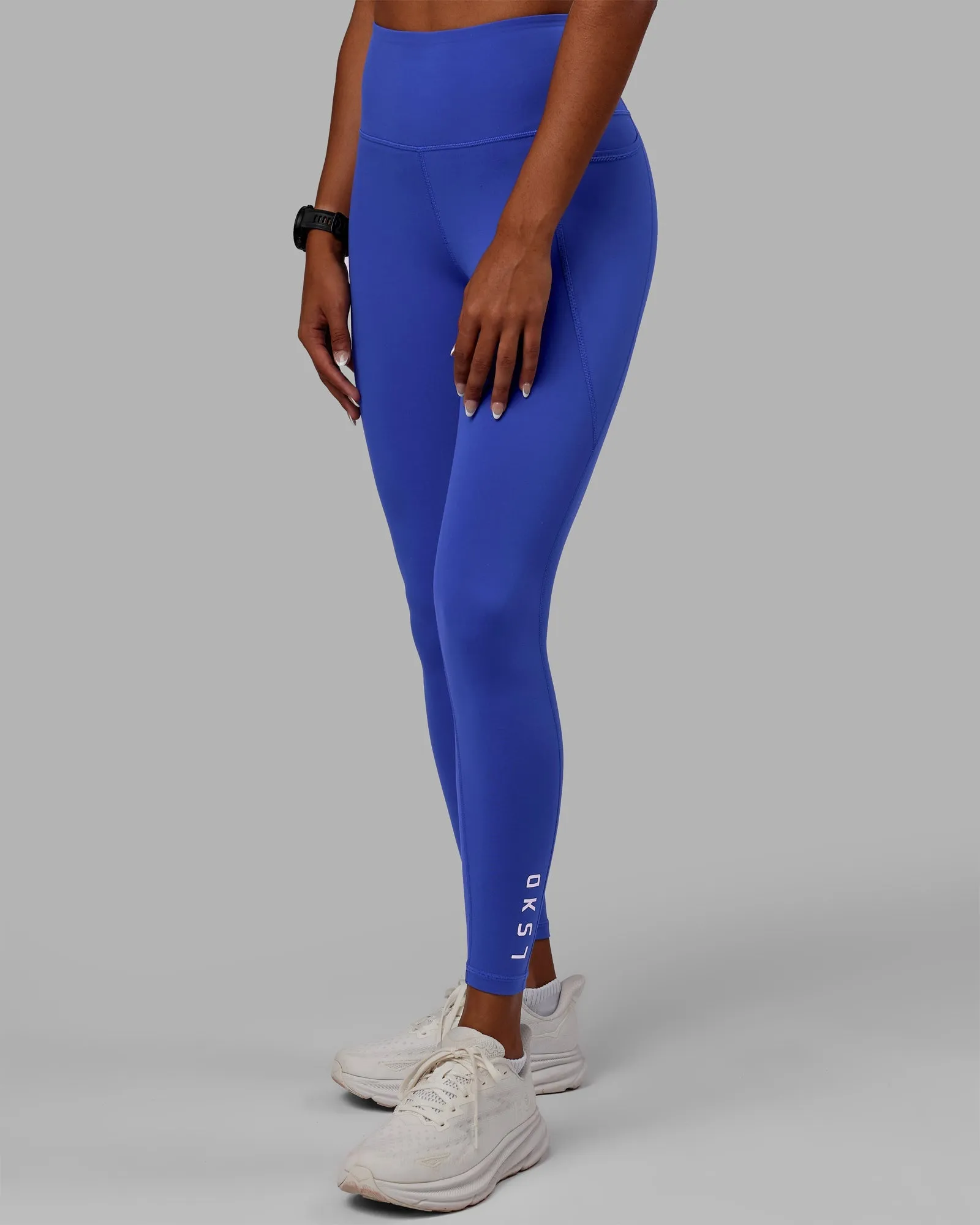 Flux Full Length Leggings - Power Cobalt