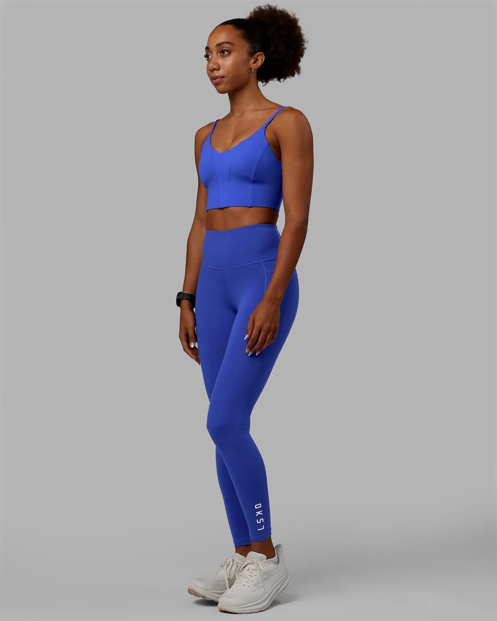 Flux Full Length Leggings - Power Cobalt