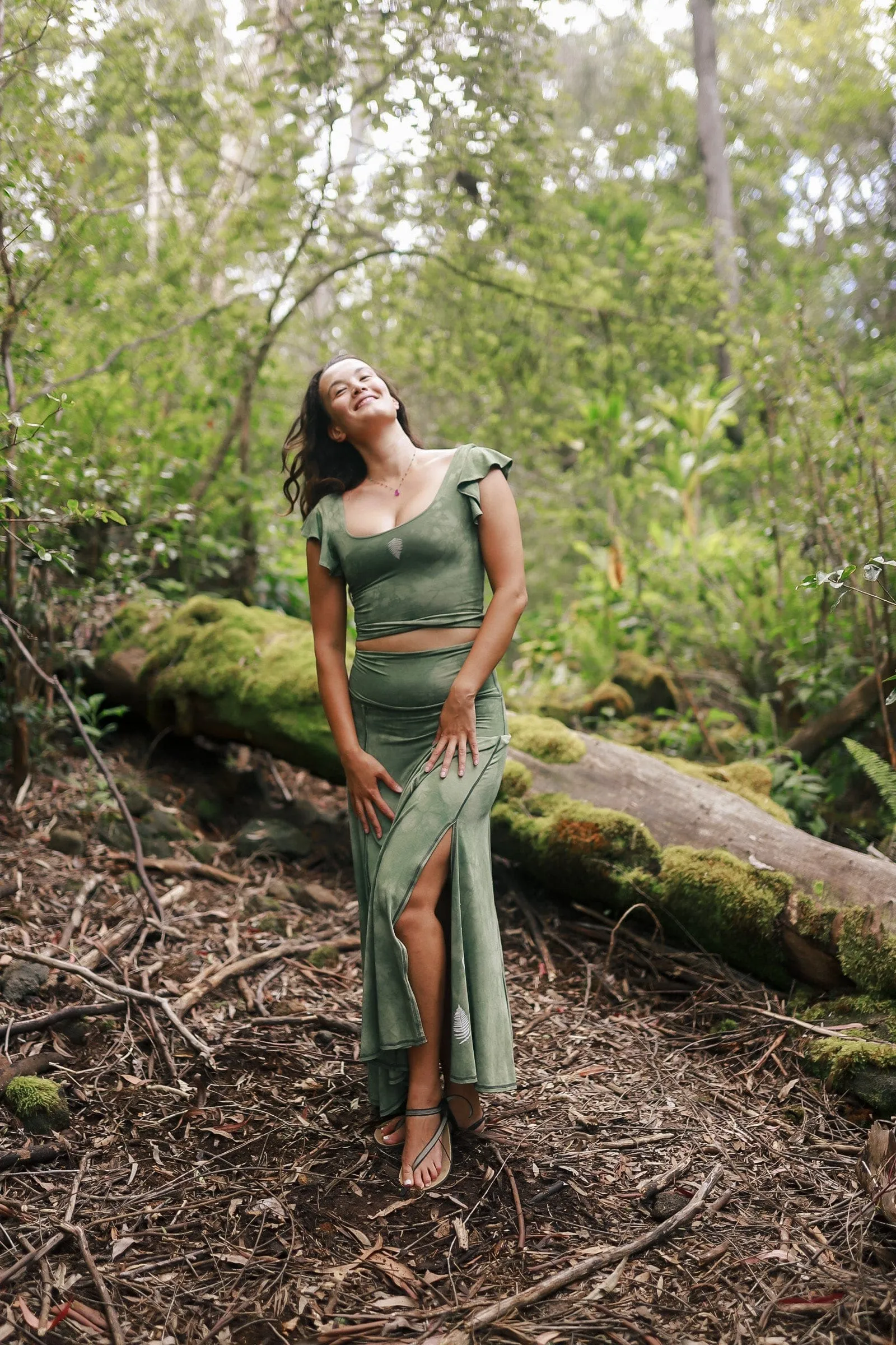 Forest Visionary Maxi Skirt