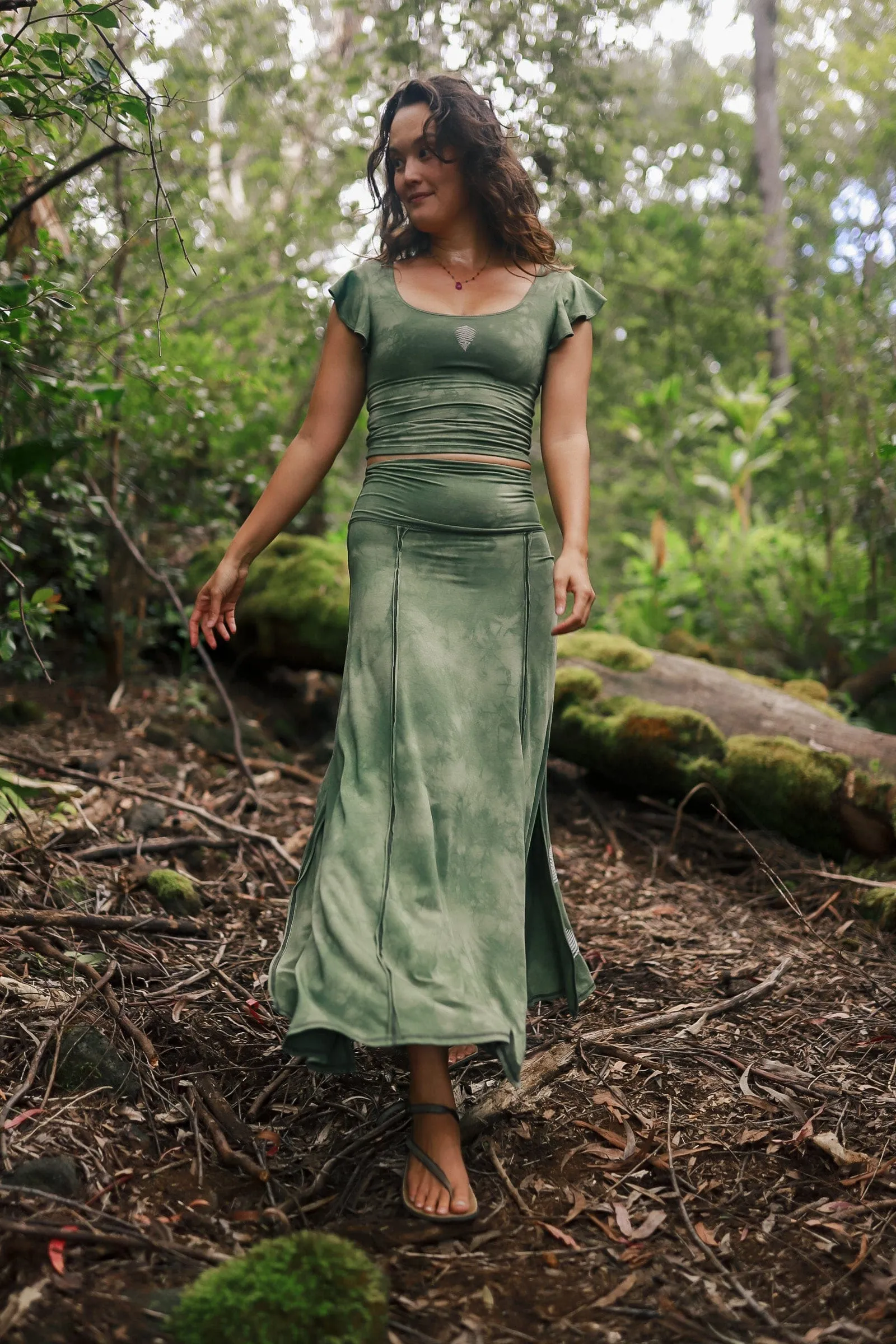 Forest Visionary Maxi Skirt