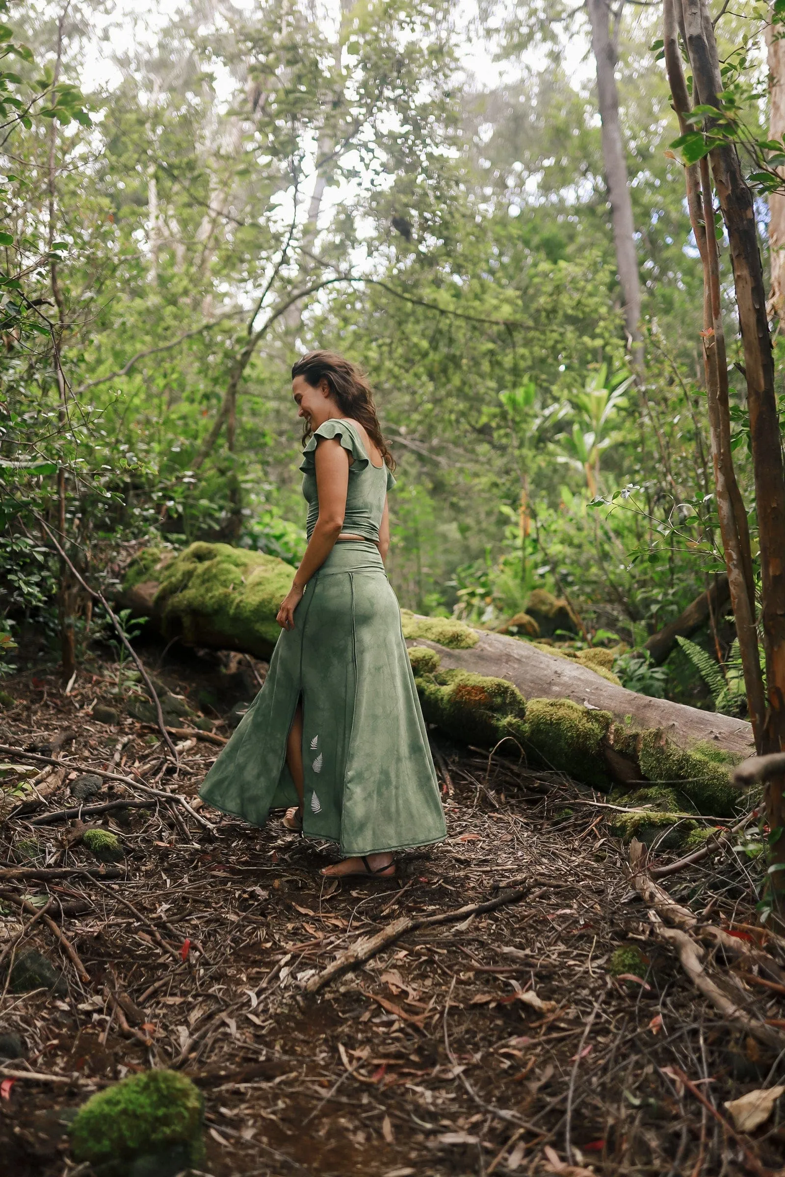 Forest Visionary Maxi Skirt