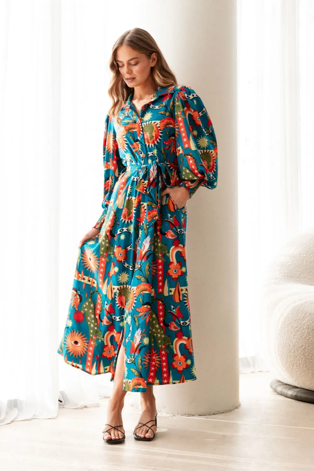 FORTUNE TELLER MAXI DRESS