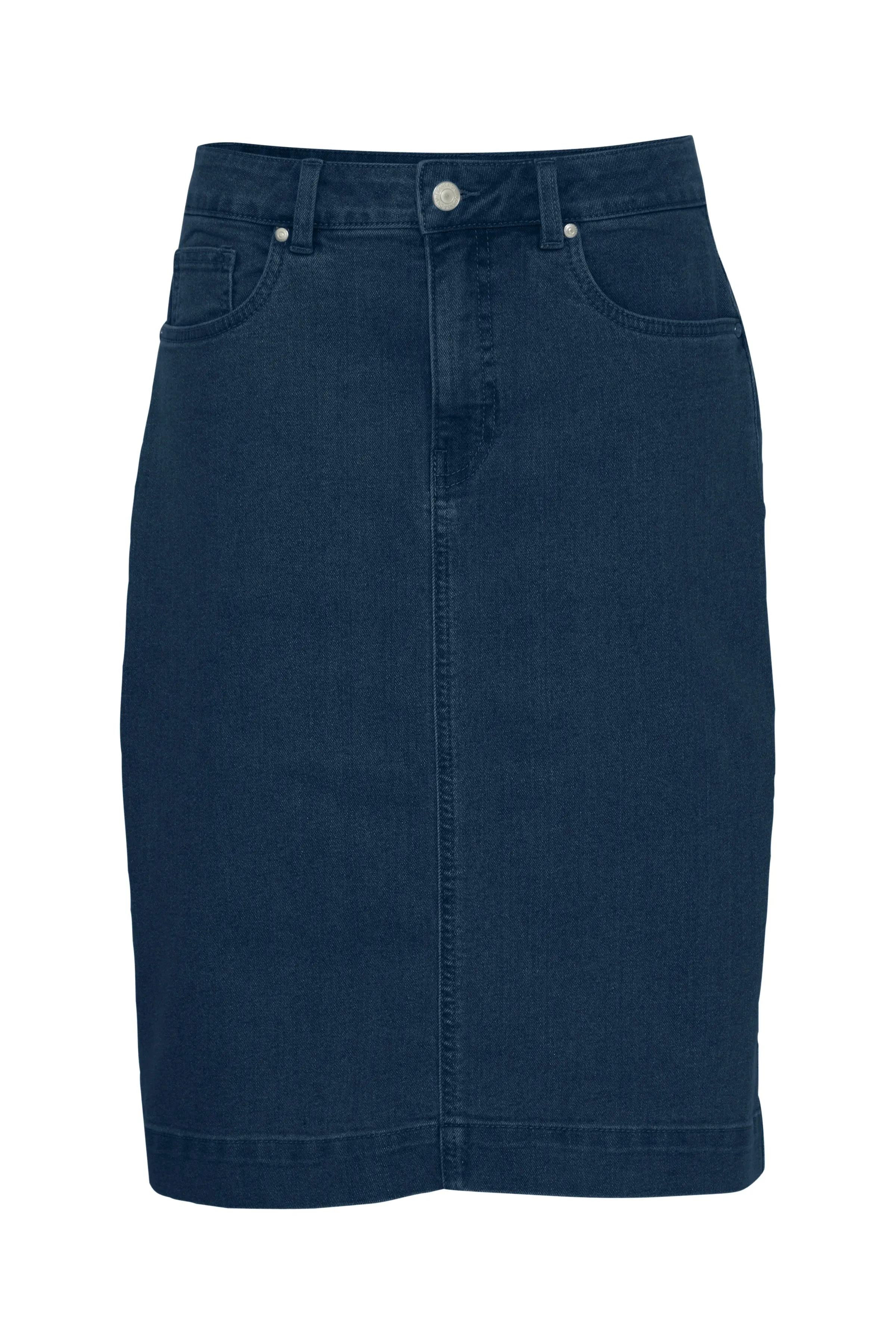 Fransa FXDenima skirt 2 dark blue denim