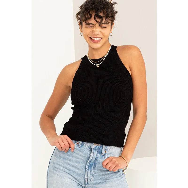 Go Getter Sleeveless Halter Top