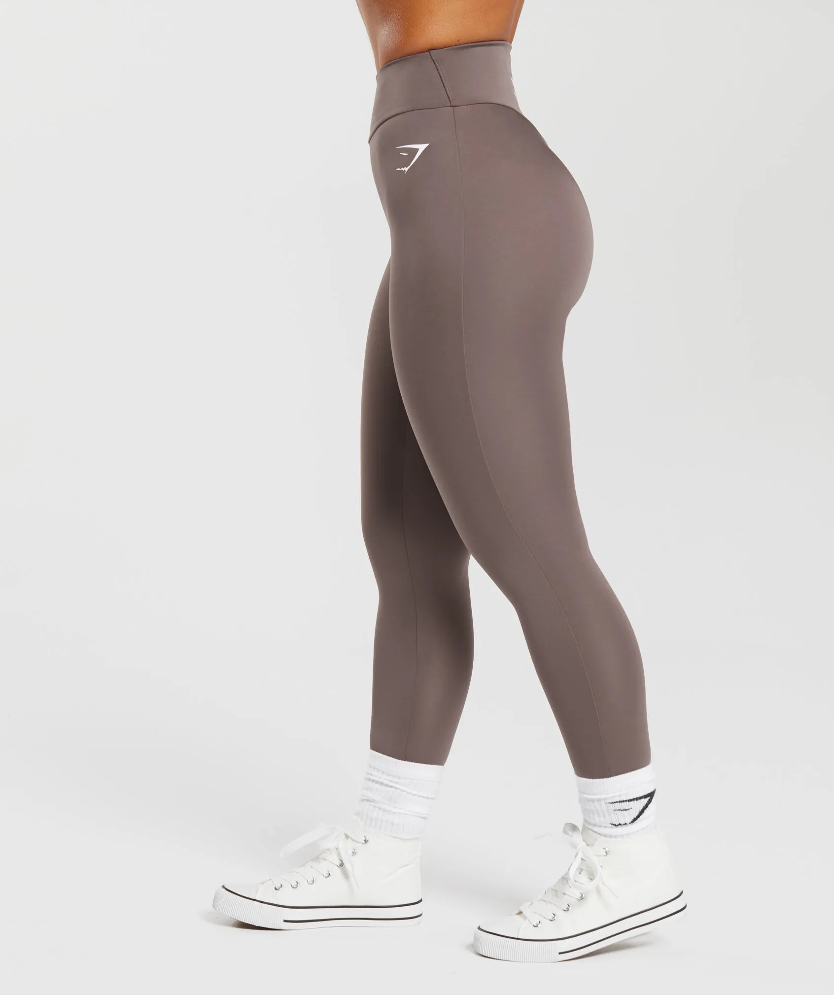 GS Power Regular Leggings - Walnut Mauve