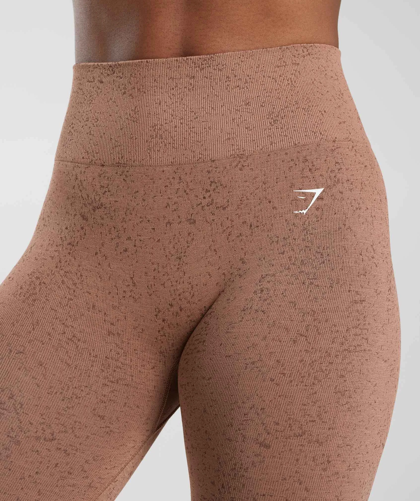 Gymshark Adapt Fleck Seamless Leggings - Sandstone Brown