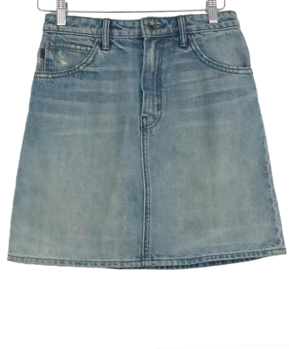 Helmut Lang Denim Mini Skirt sz 0