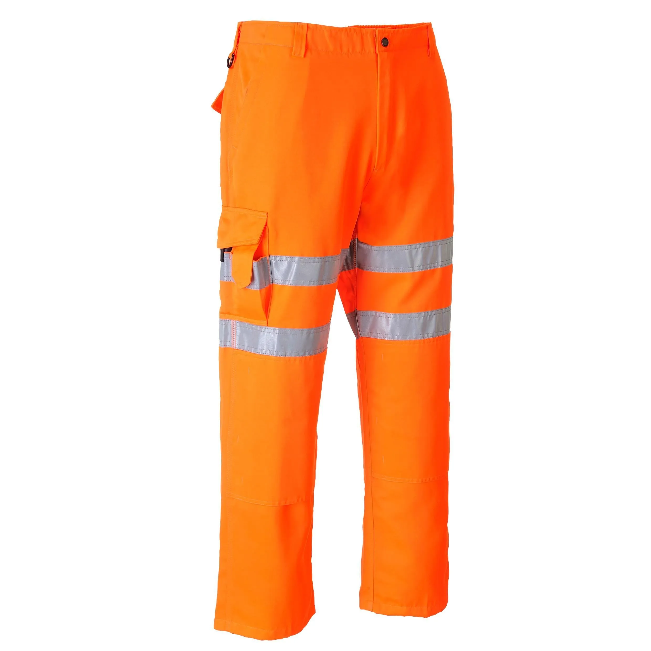 Hi-Vis Railtrack Cargo Trousers - Orange