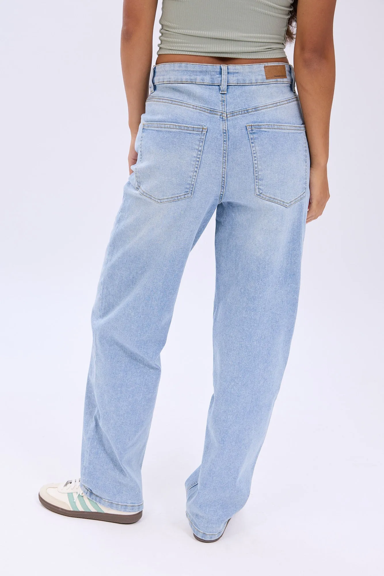 High Rise Vintage Stretch Baggy Jeans