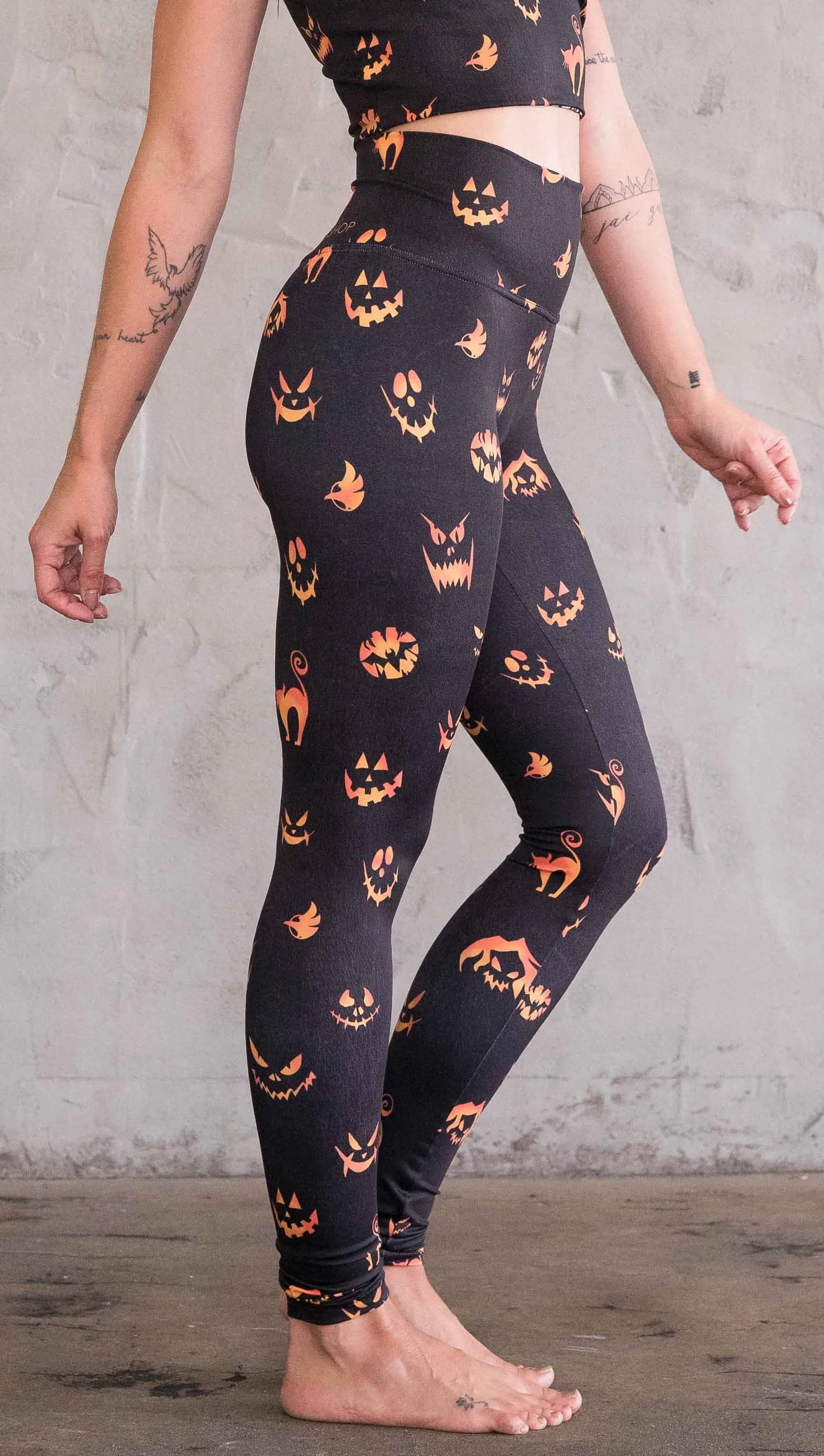 Jack-O-Lantern - Athleisure Leggings - CUSTOM ORDER