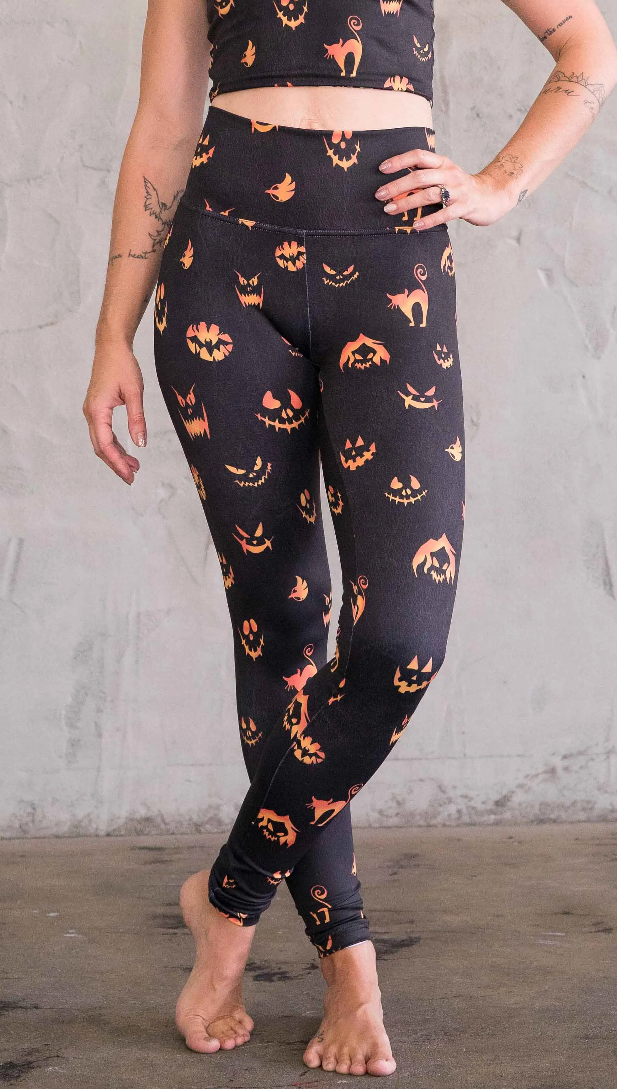 Jack-O-Lantern - Athleisure Leggings - CUSTOM ORDER