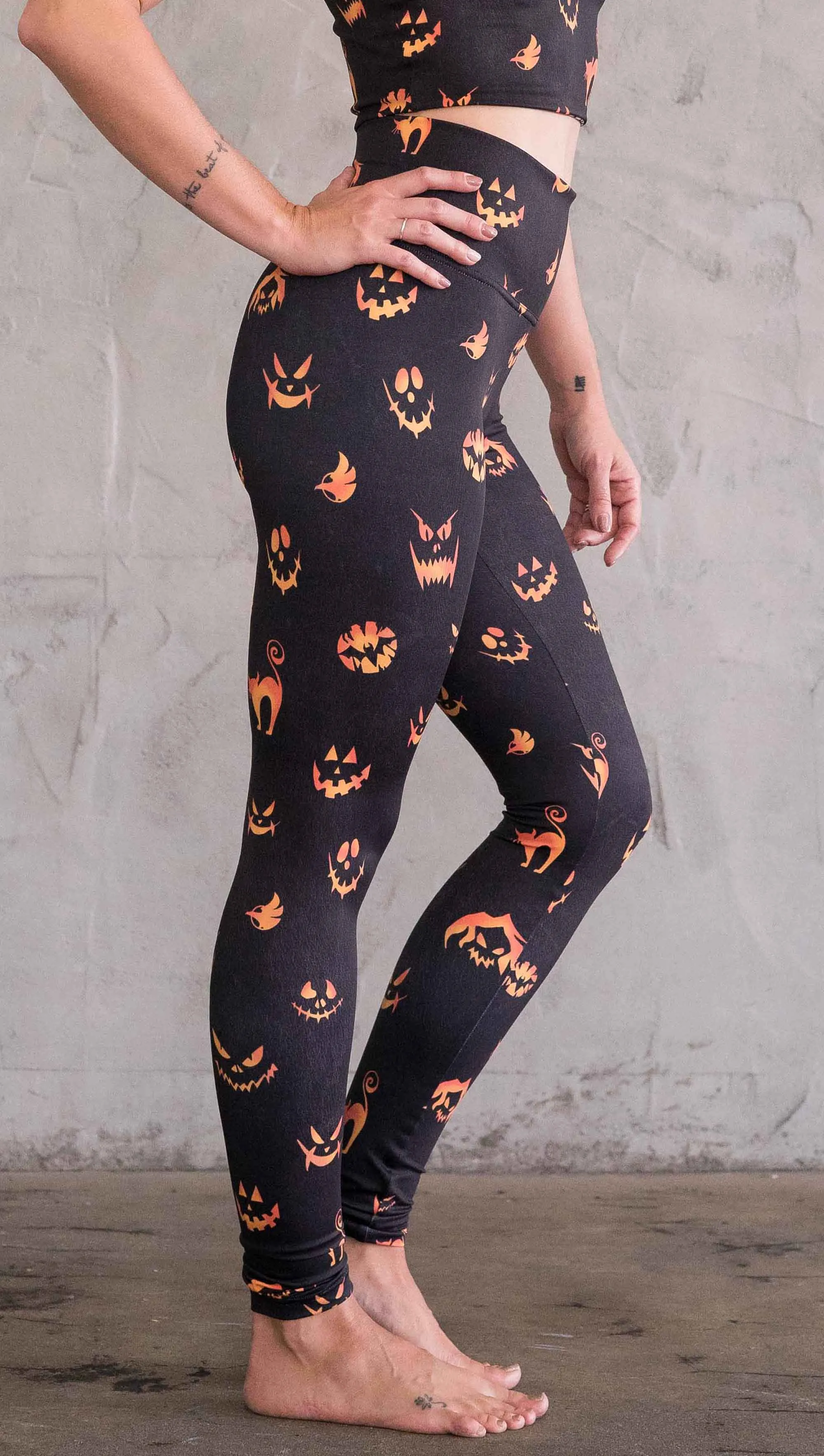 Jack-O-Lantern - Athleisure Leggings - CUSTOM ORDER