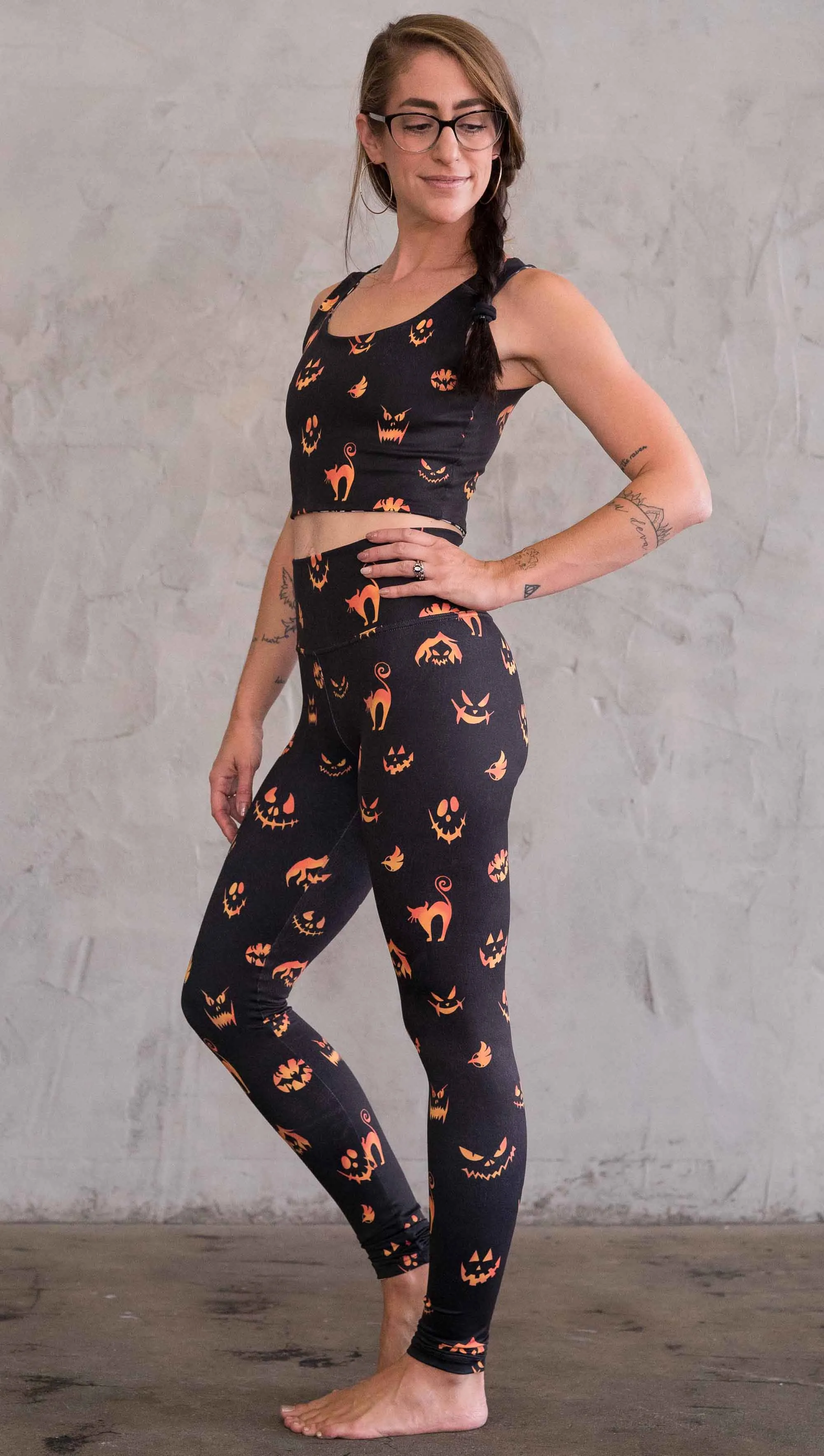 Jack-O-Lantern - Athleisure Leggings - CUSTOM ORDER