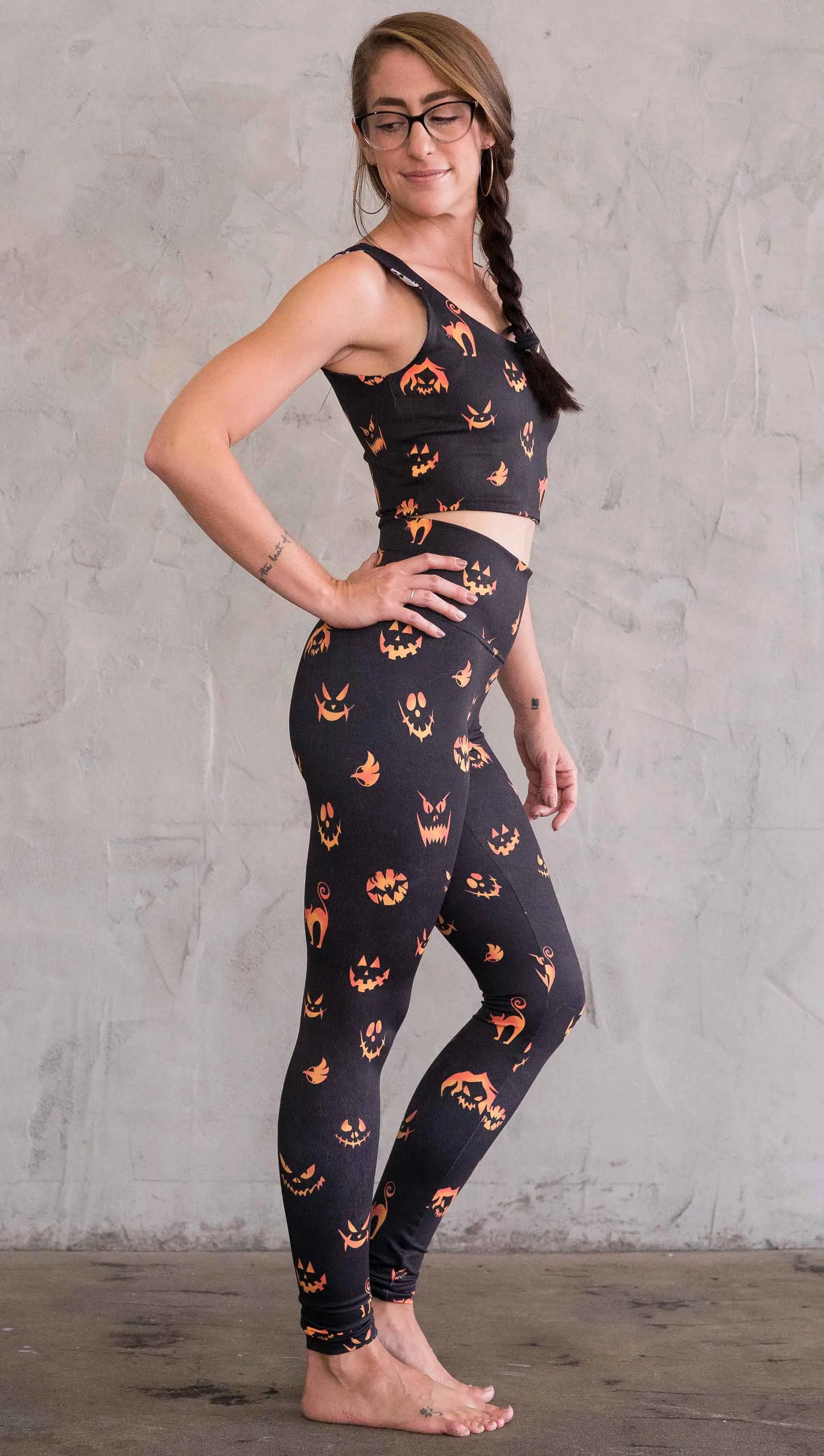 Jack-O-Lantern - Athleisure Leggings - CUSTOM ORDER