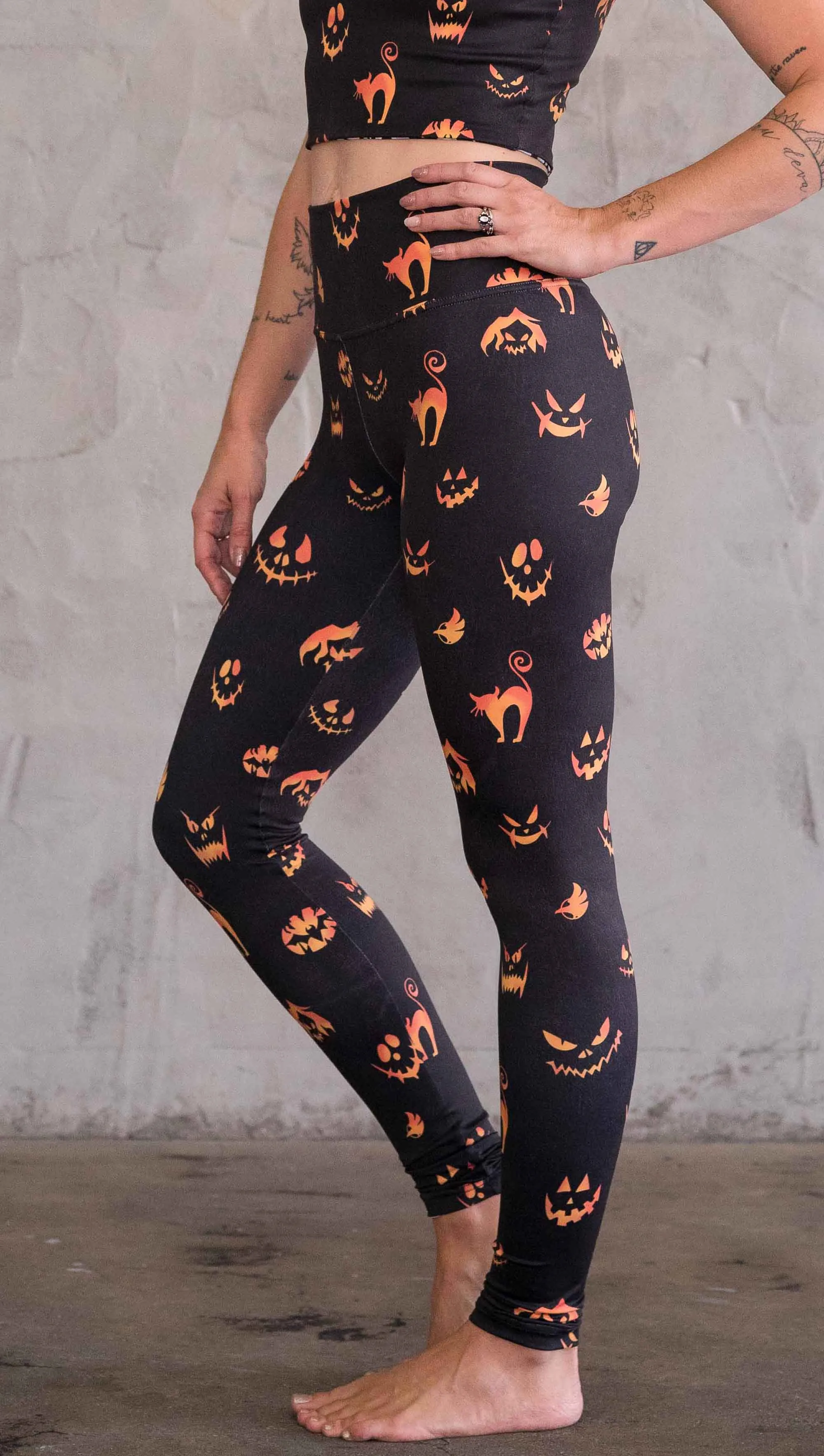 Jack-O-Lantern - Athleisure Leggings - CUSTOM ORDER