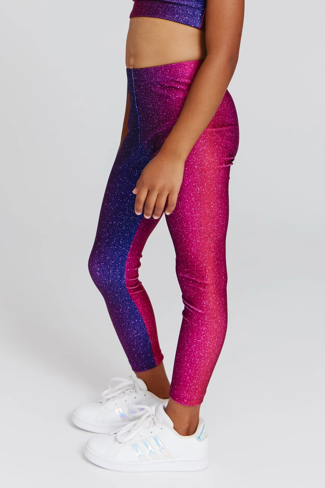 Kids Leggings in Jewel Glitter