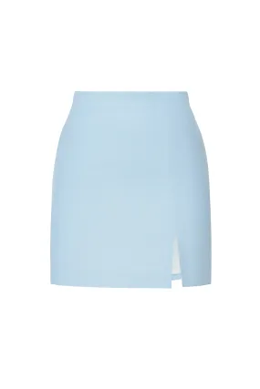 Linen mini skirt