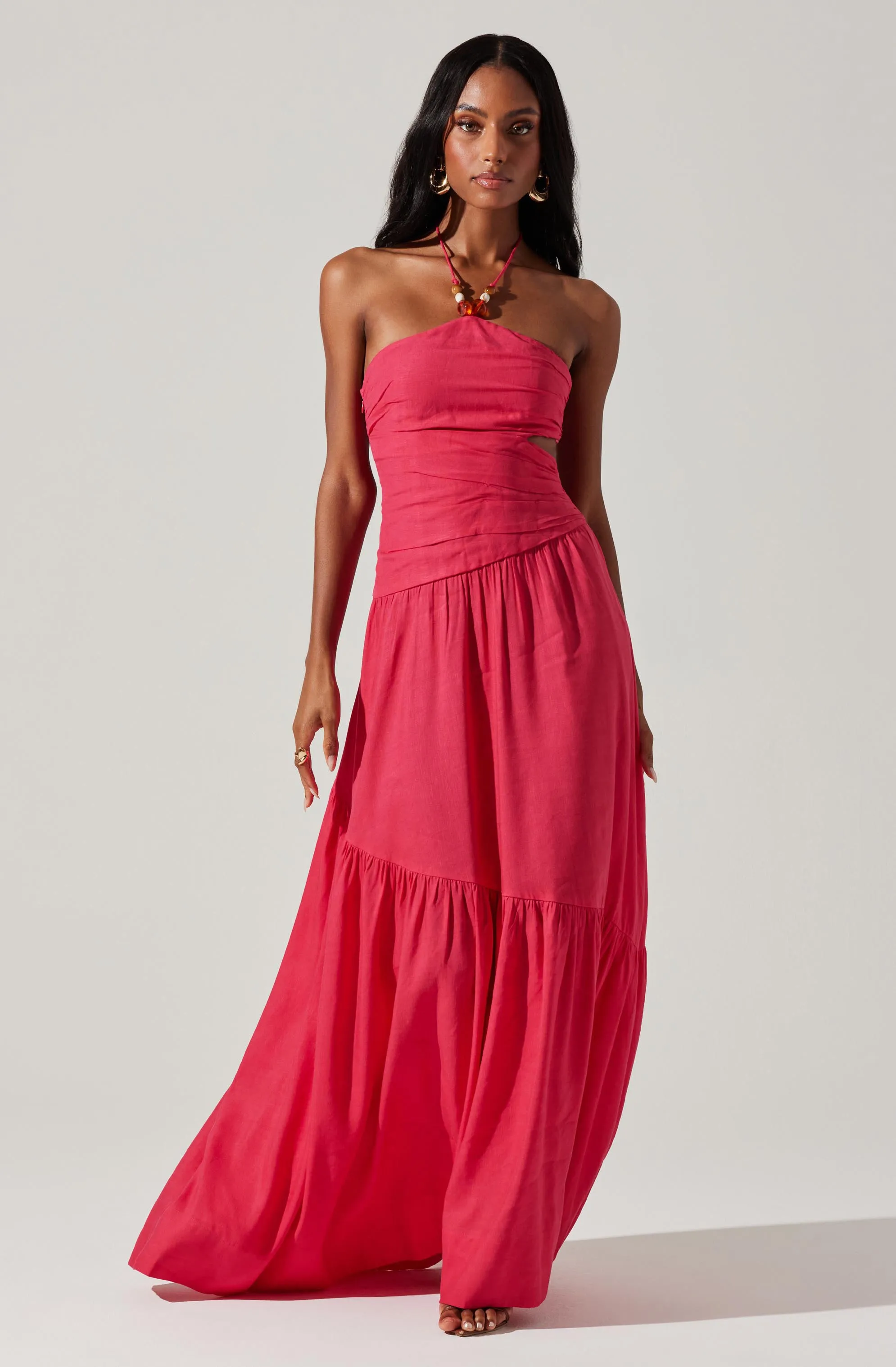 Linnea Halter Maxi dress