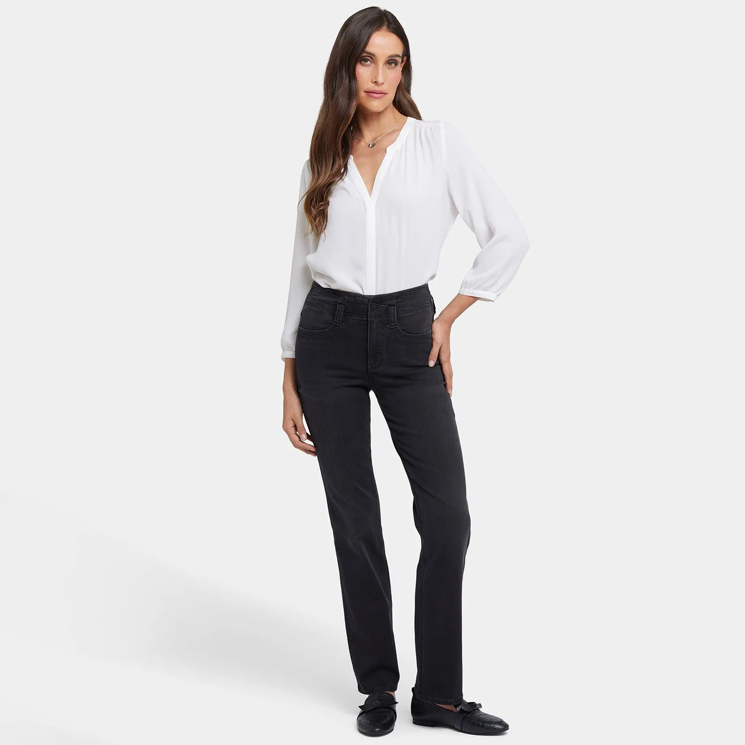 Marilyn Straight Jeans In Petite - Cordoba Cliff