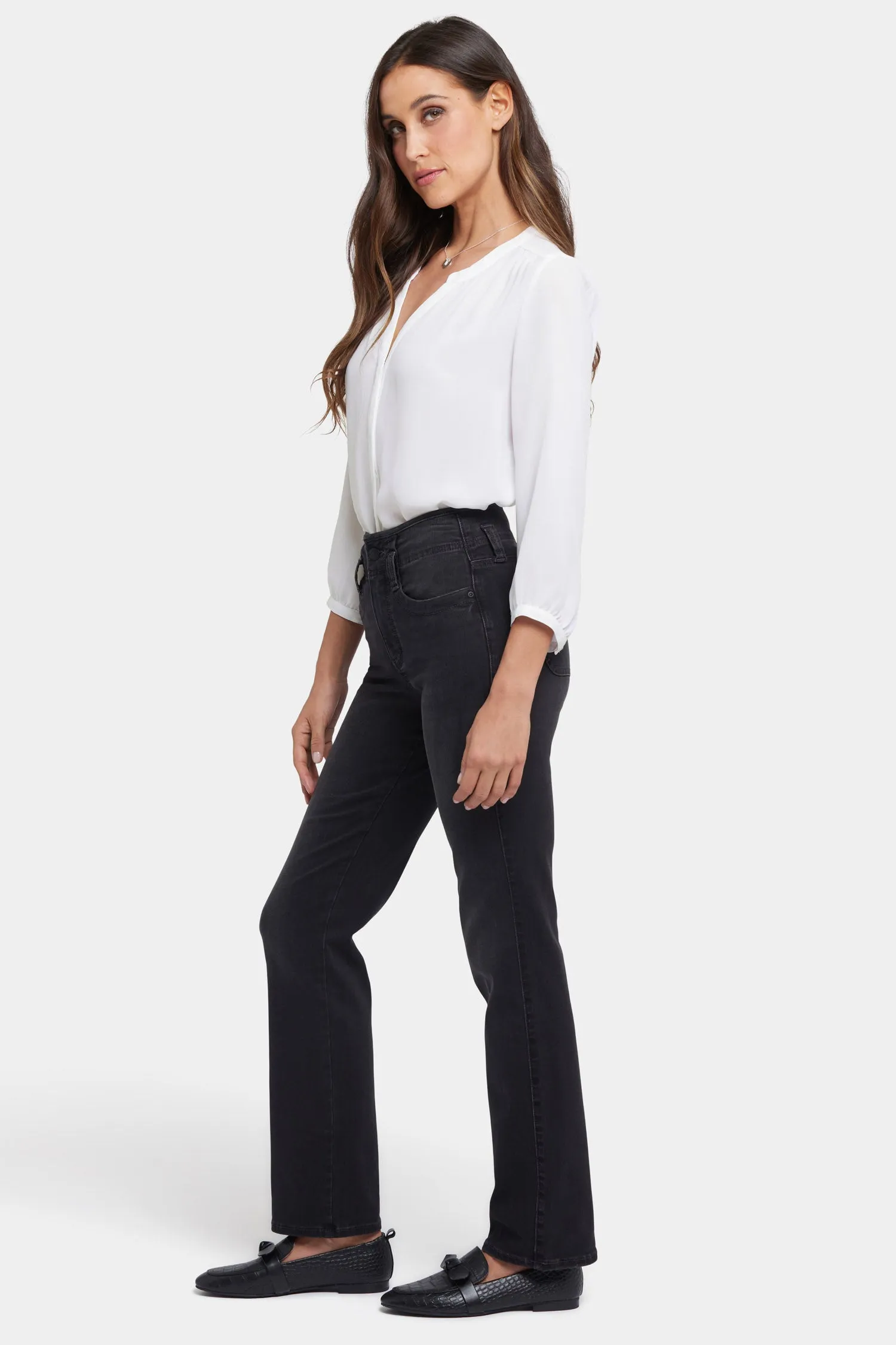 Marilyn Straight Jeans In Petite - Cordoba Cliff