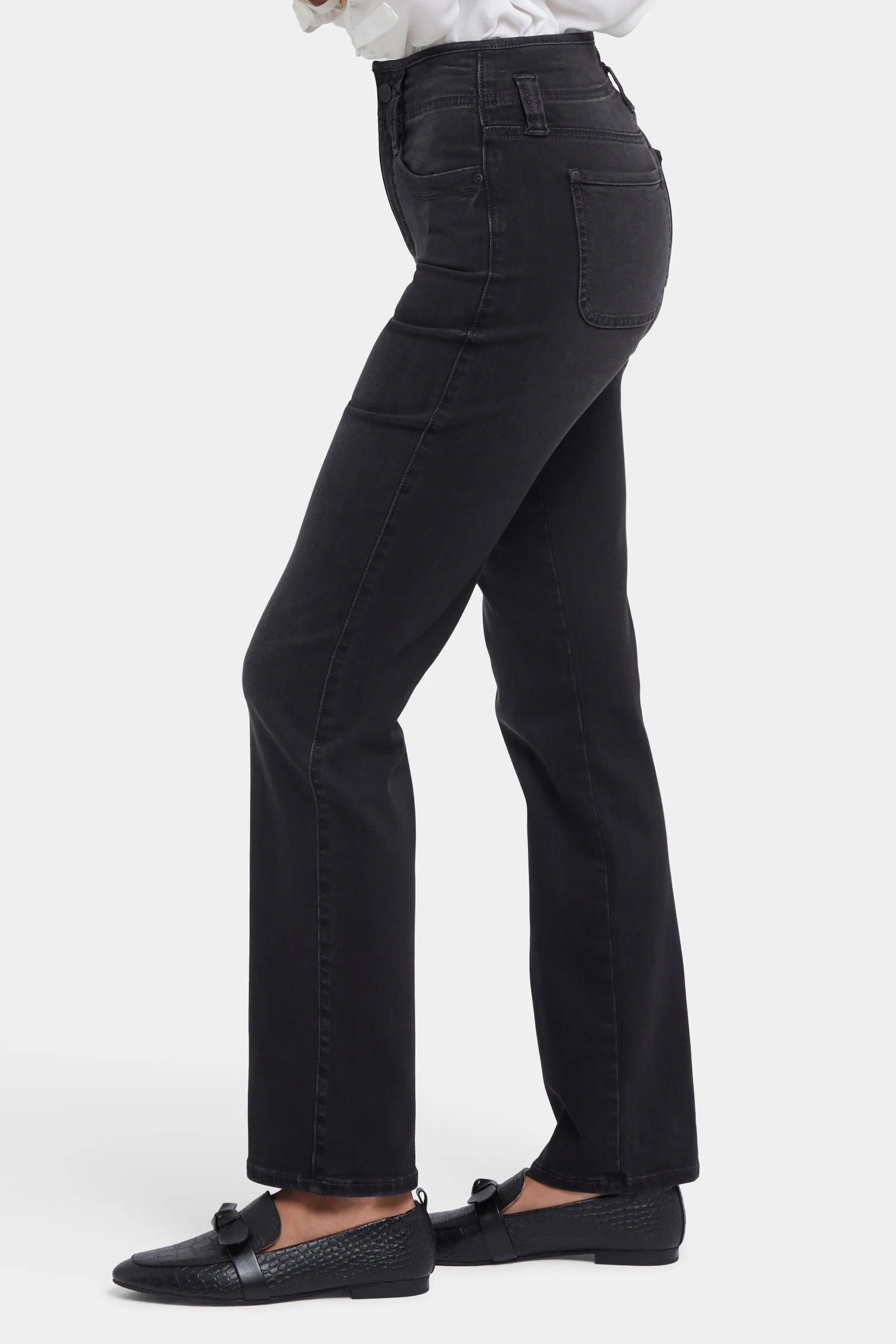 Marilyn Straight Jeans In Petite - Cordoba Cliff