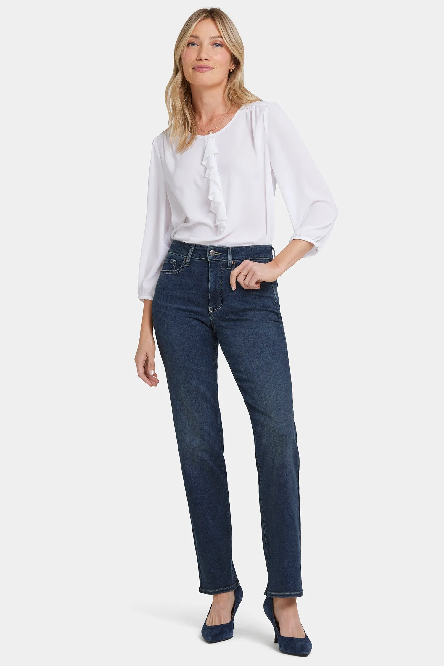 Marilyn Straight Jeans In Petite - Presley