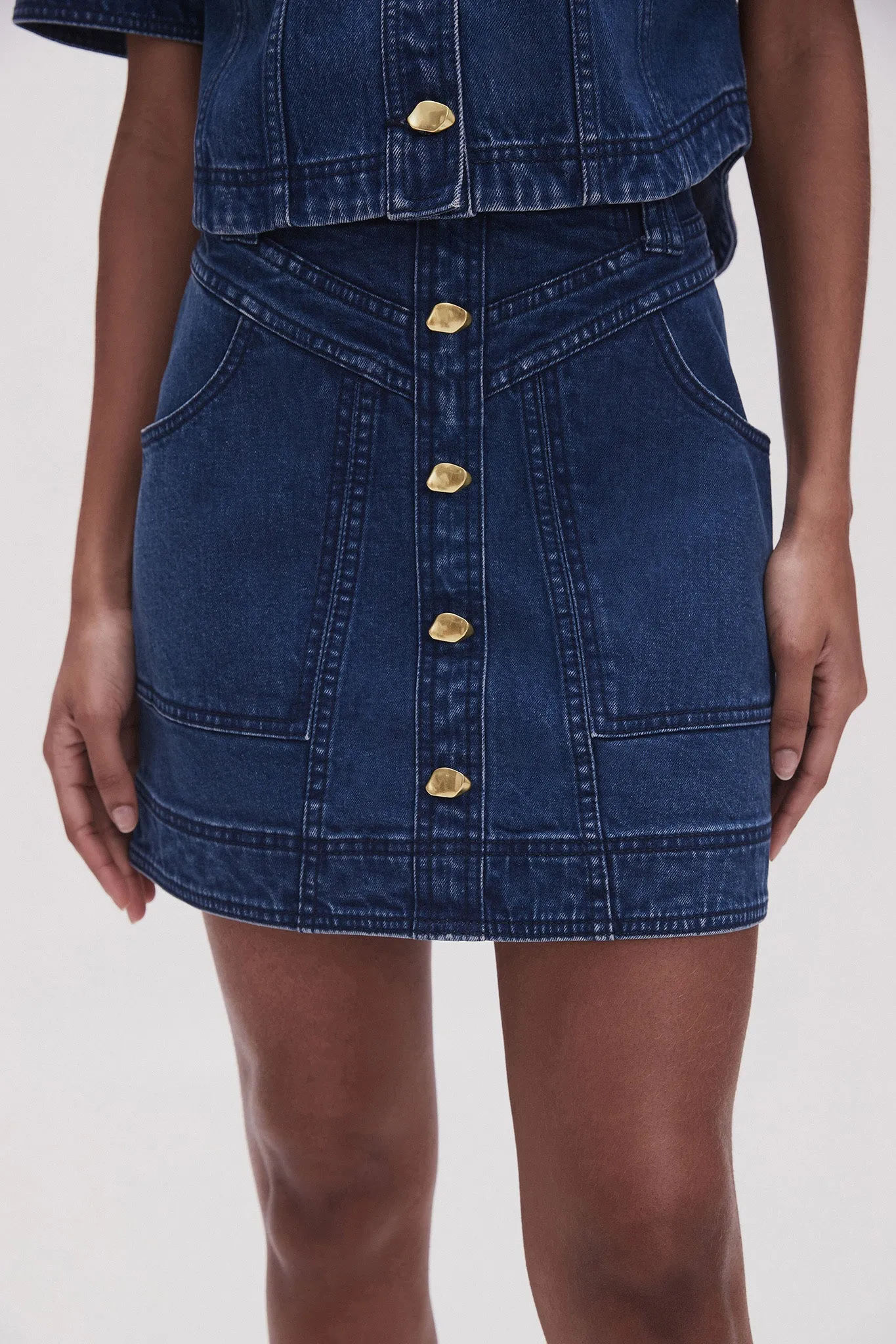 May Denim Mini Skirt