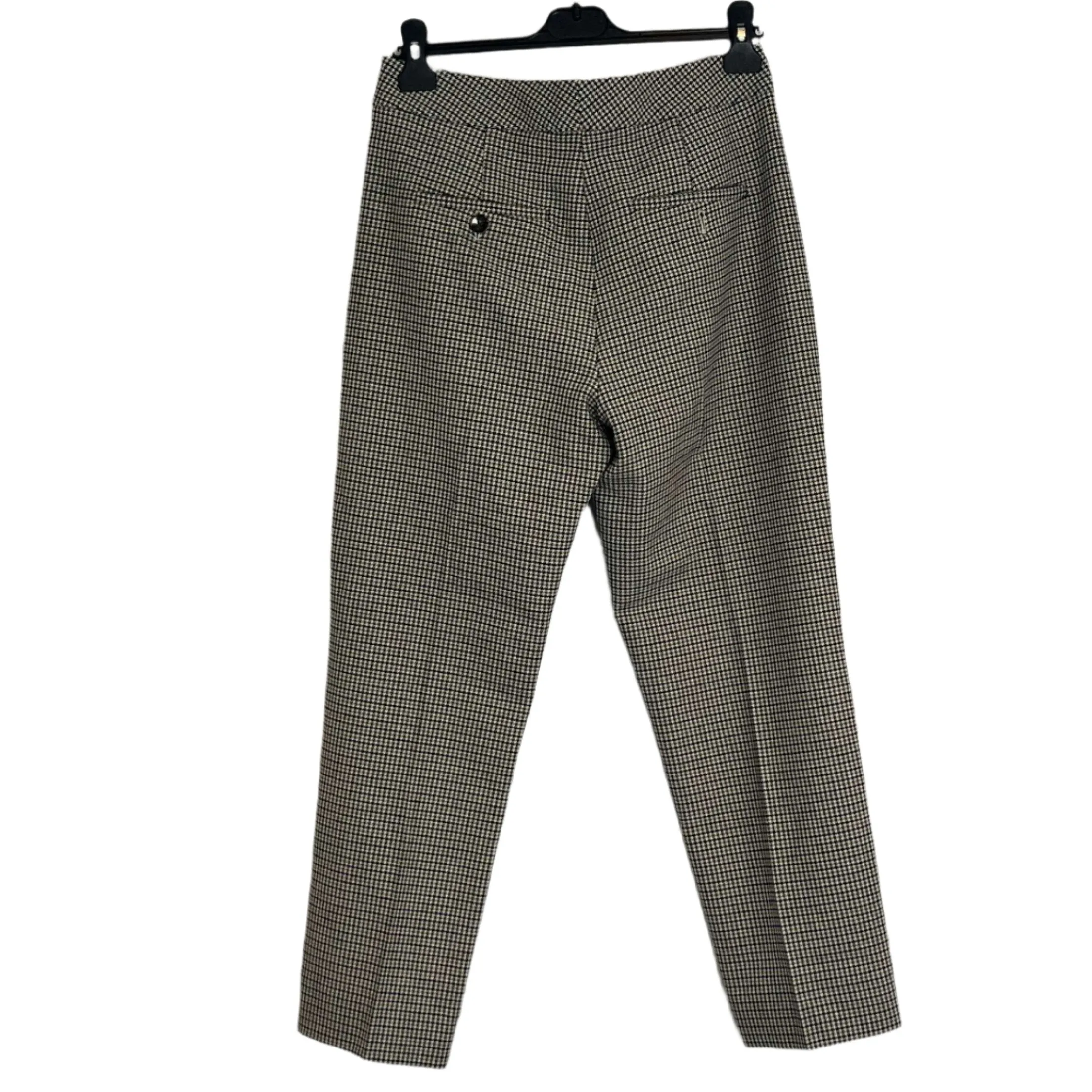 Me&Em Puppytooth Check Recycled Polyester Trousers S