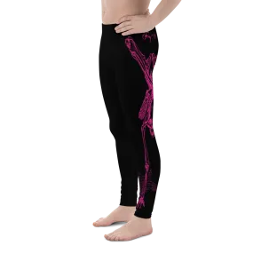 Men's Contorture Leggings Tights: Pinky