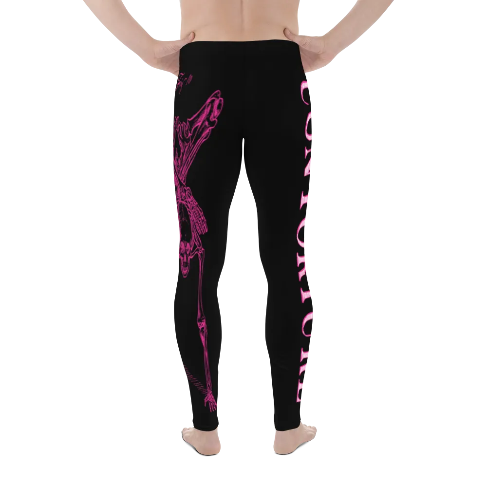 Men's Contorture Leggings Tights: Pinky