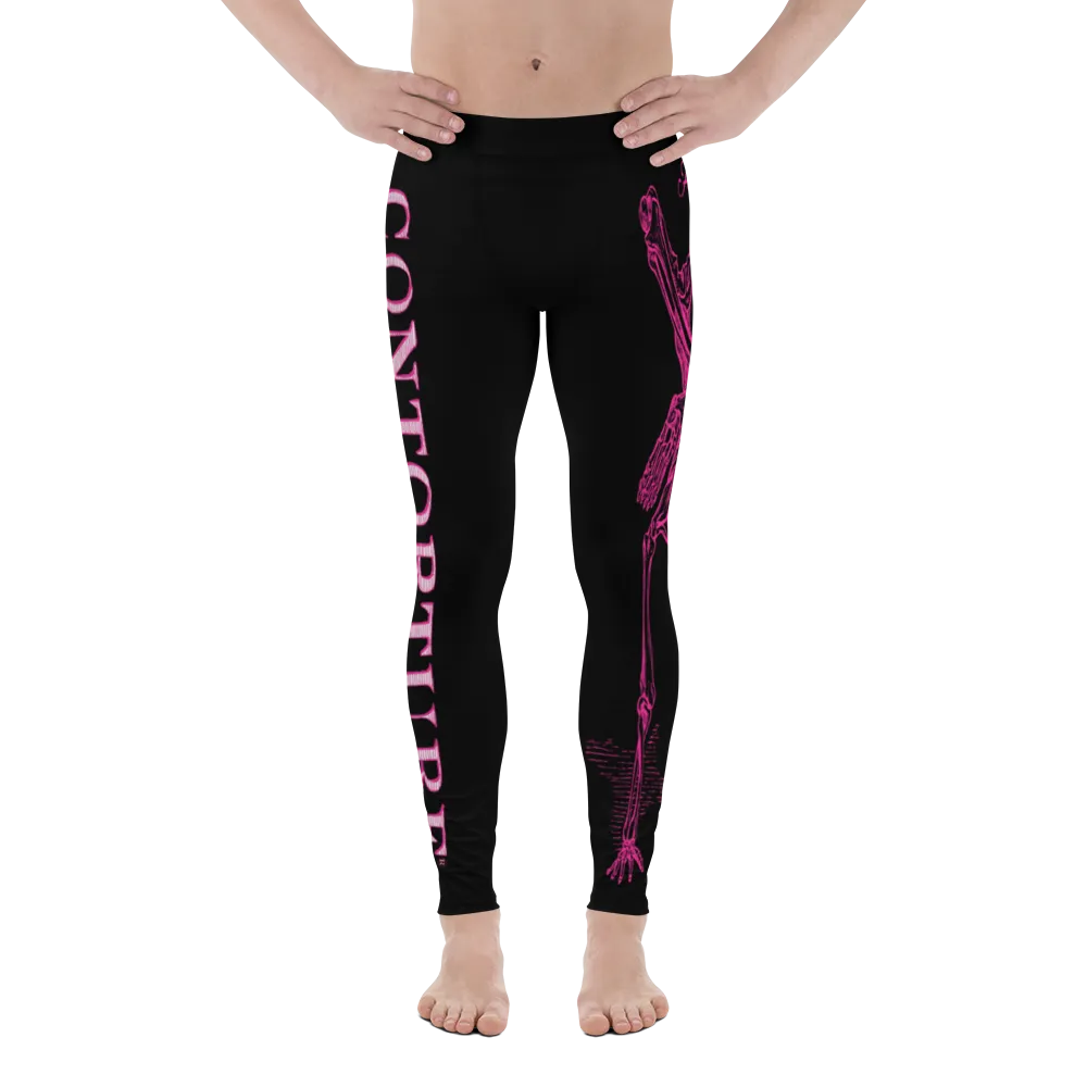 Men's Contorture Leggings Tights: Pinky