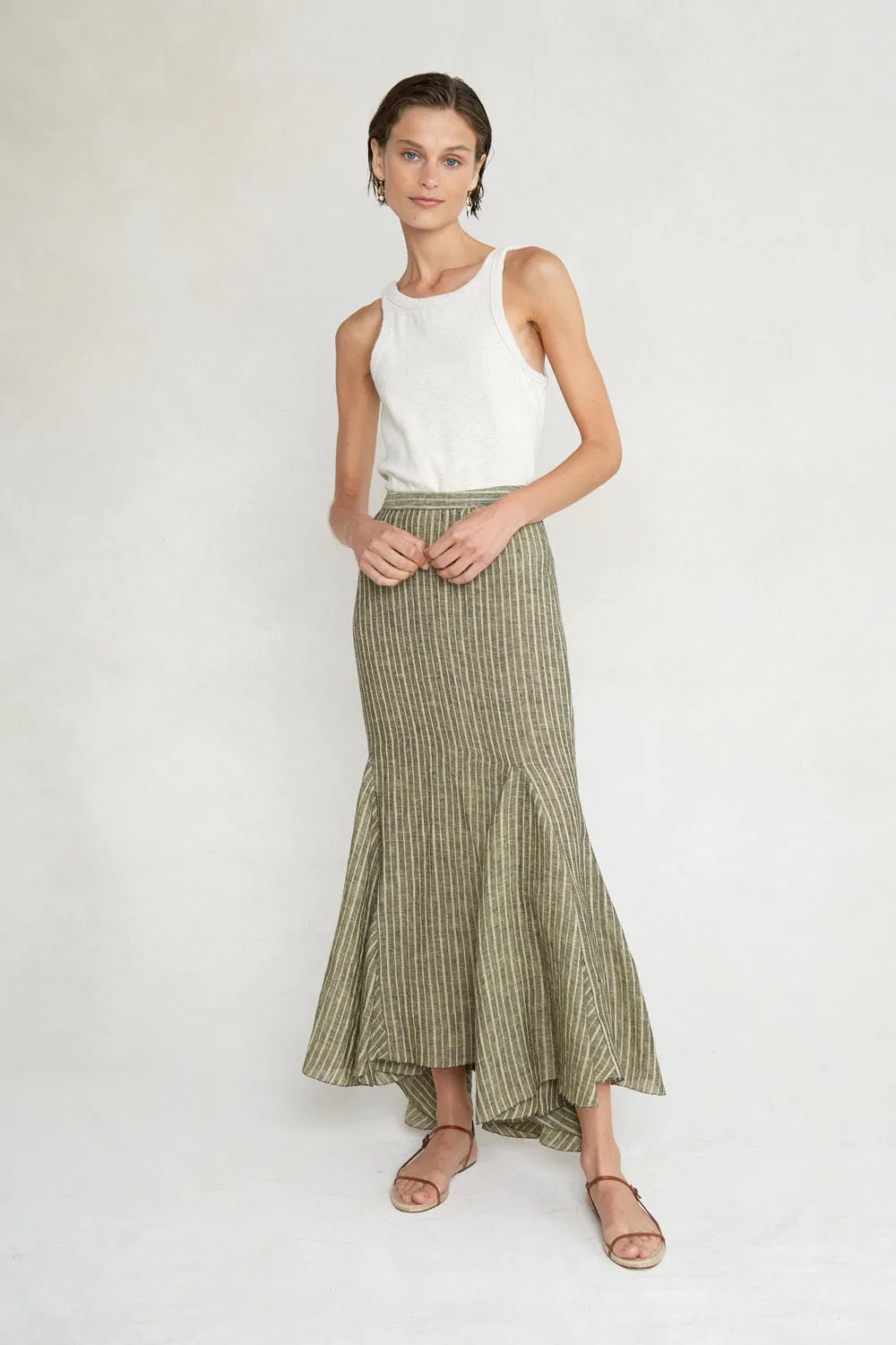 Mermaid Skirt Mosstone