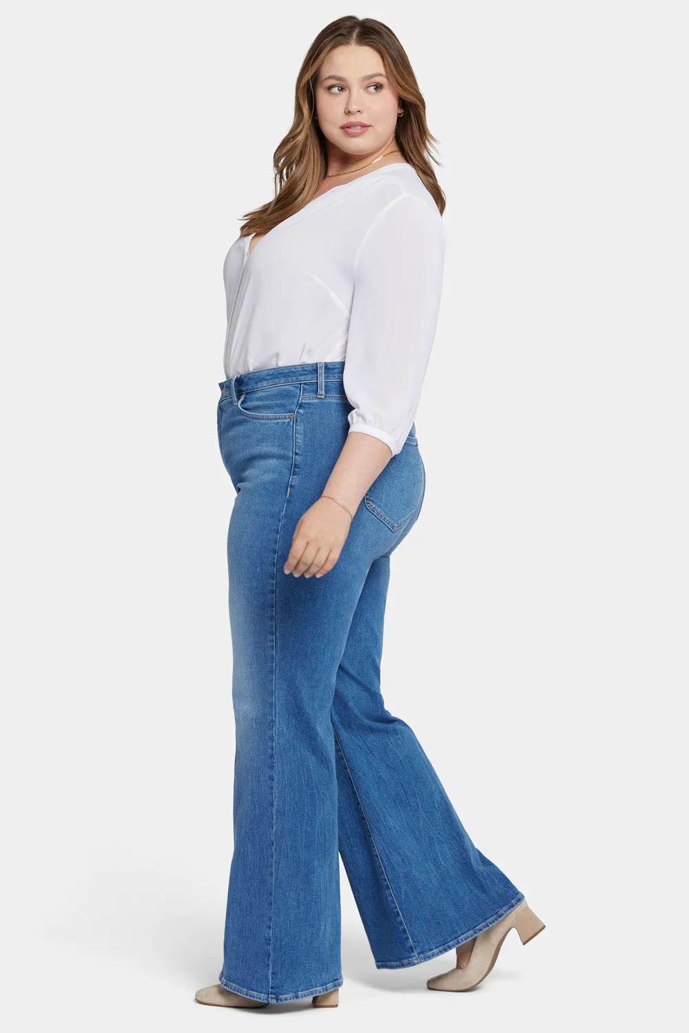 Mia Palazzo Jeans In Plus Size - Fairmont