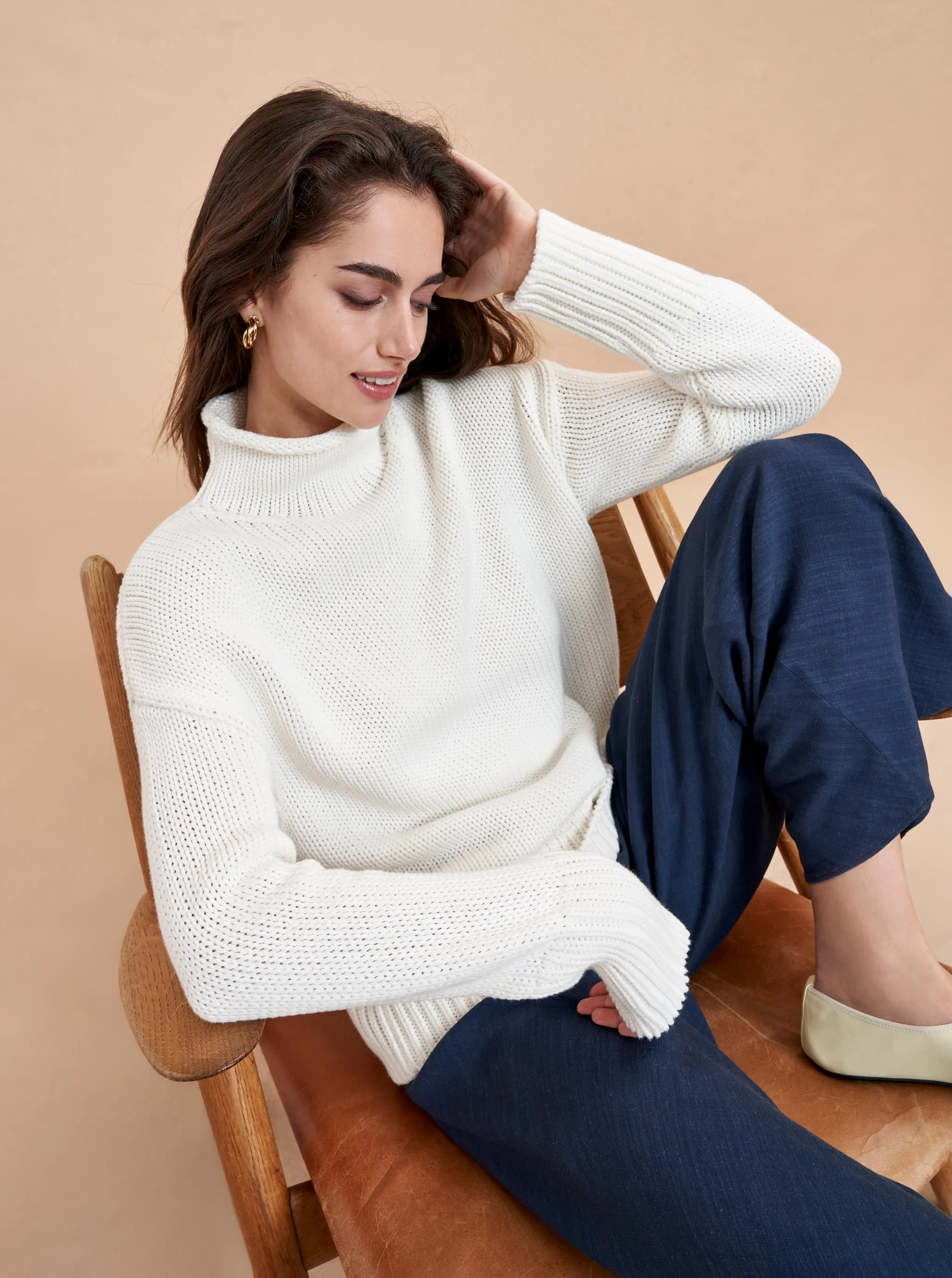 Mock Neck Marina Sweater