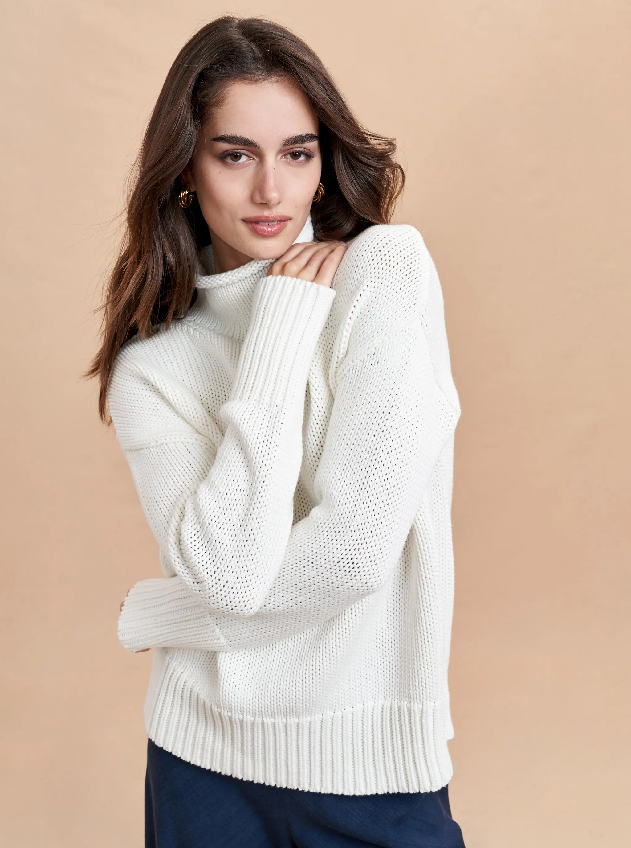 Mock Neck Marina Sweater