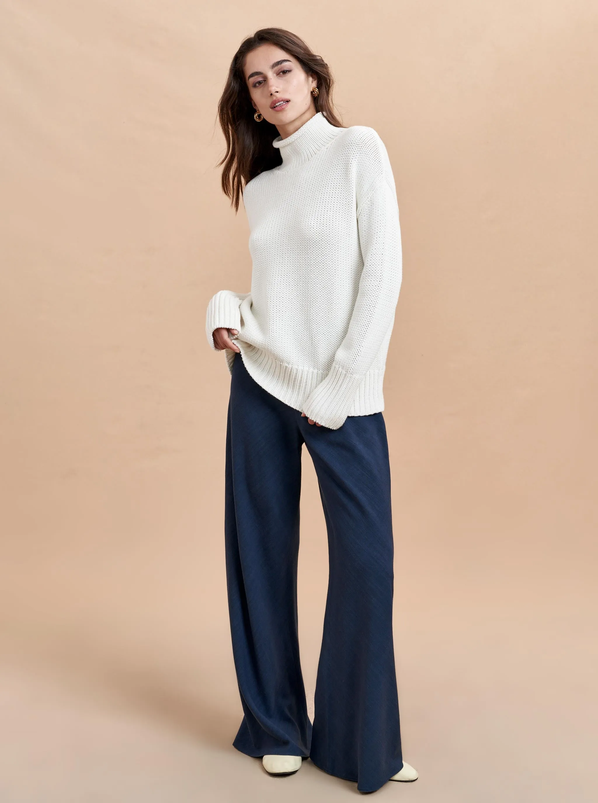 Mock Neck Marina Sweater