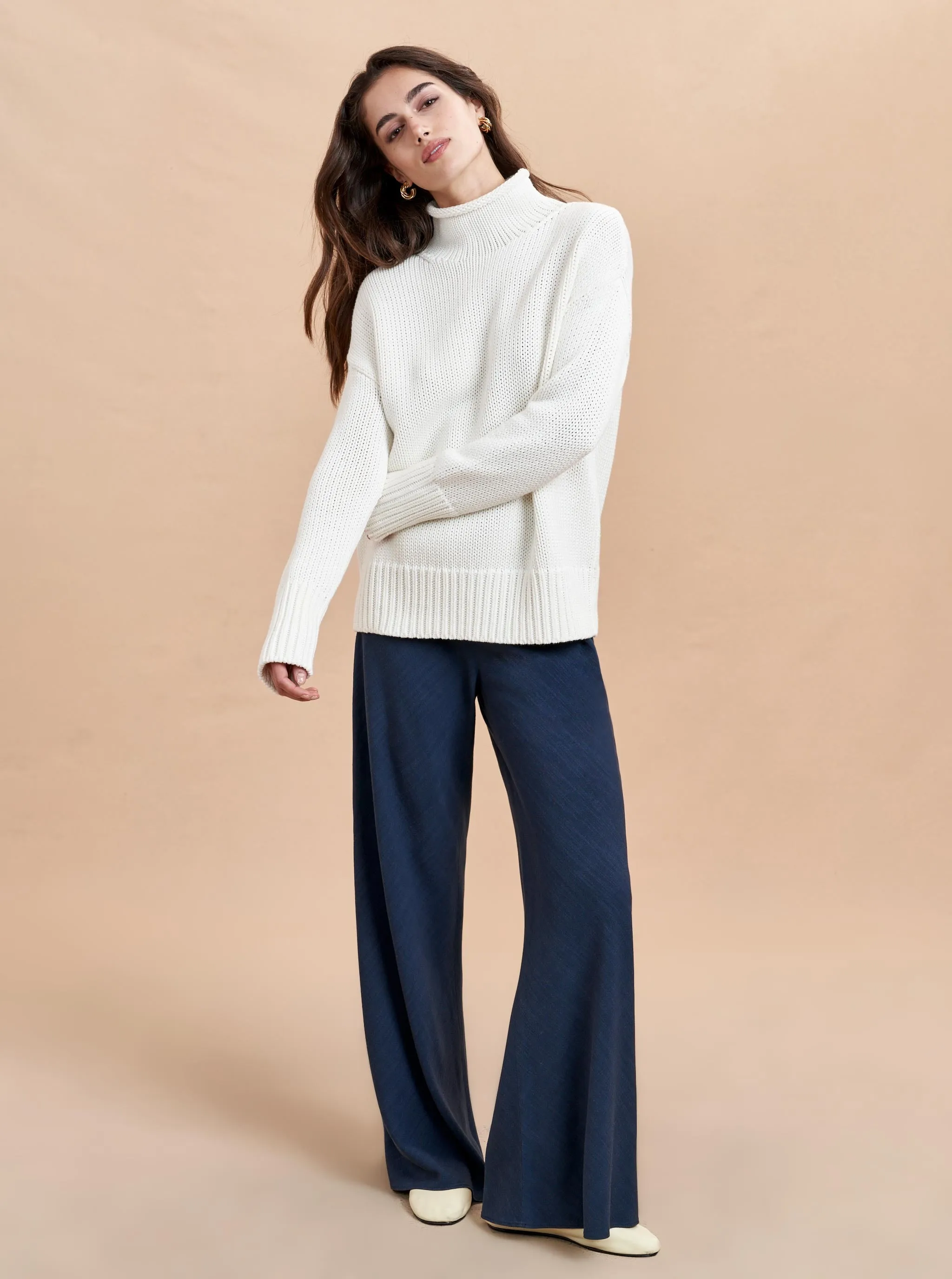 Mock Neck Marina Sweater