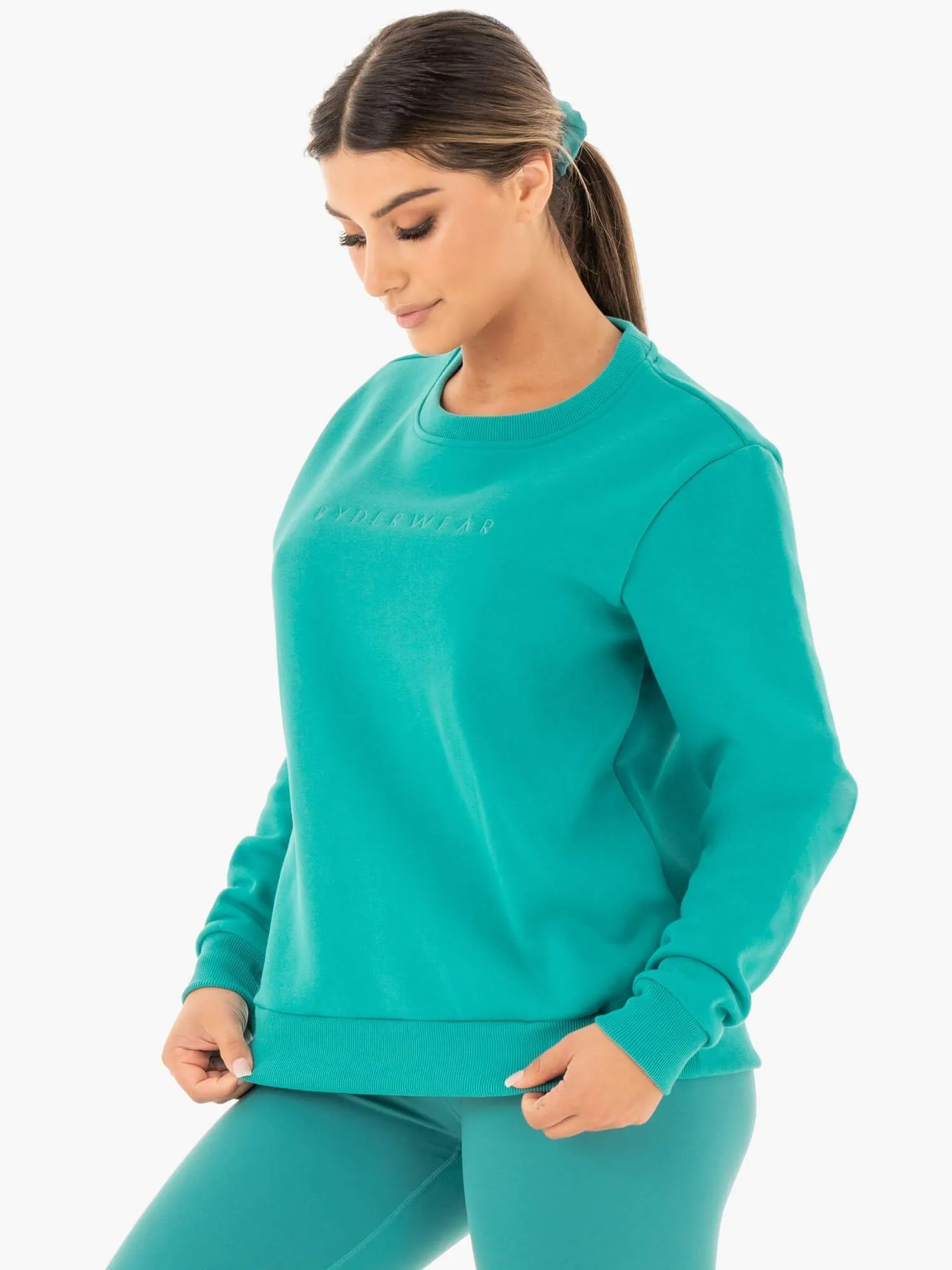 Motion Oversized Sweater - Teal