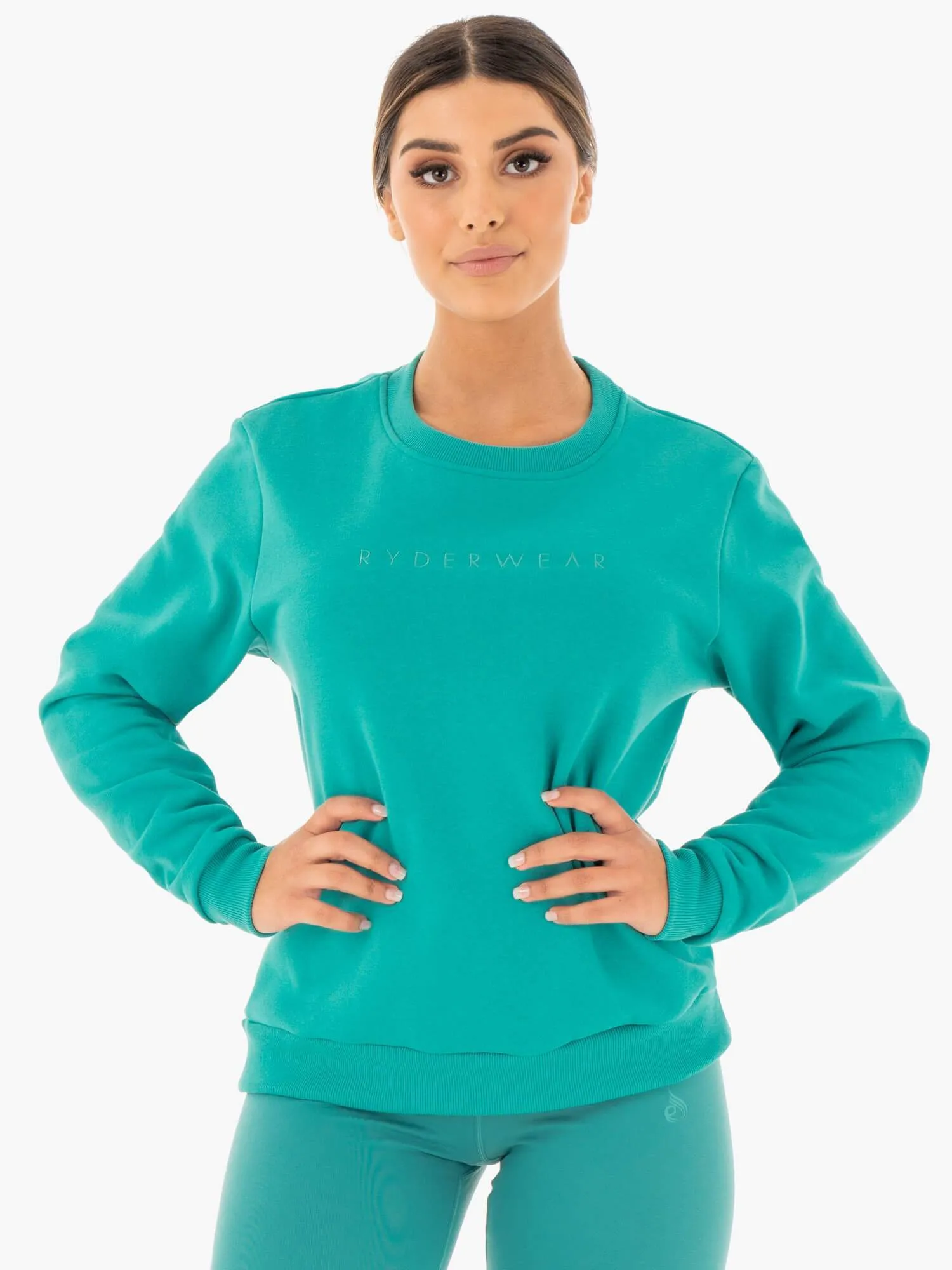 Motion Oversized Sweater - Teal