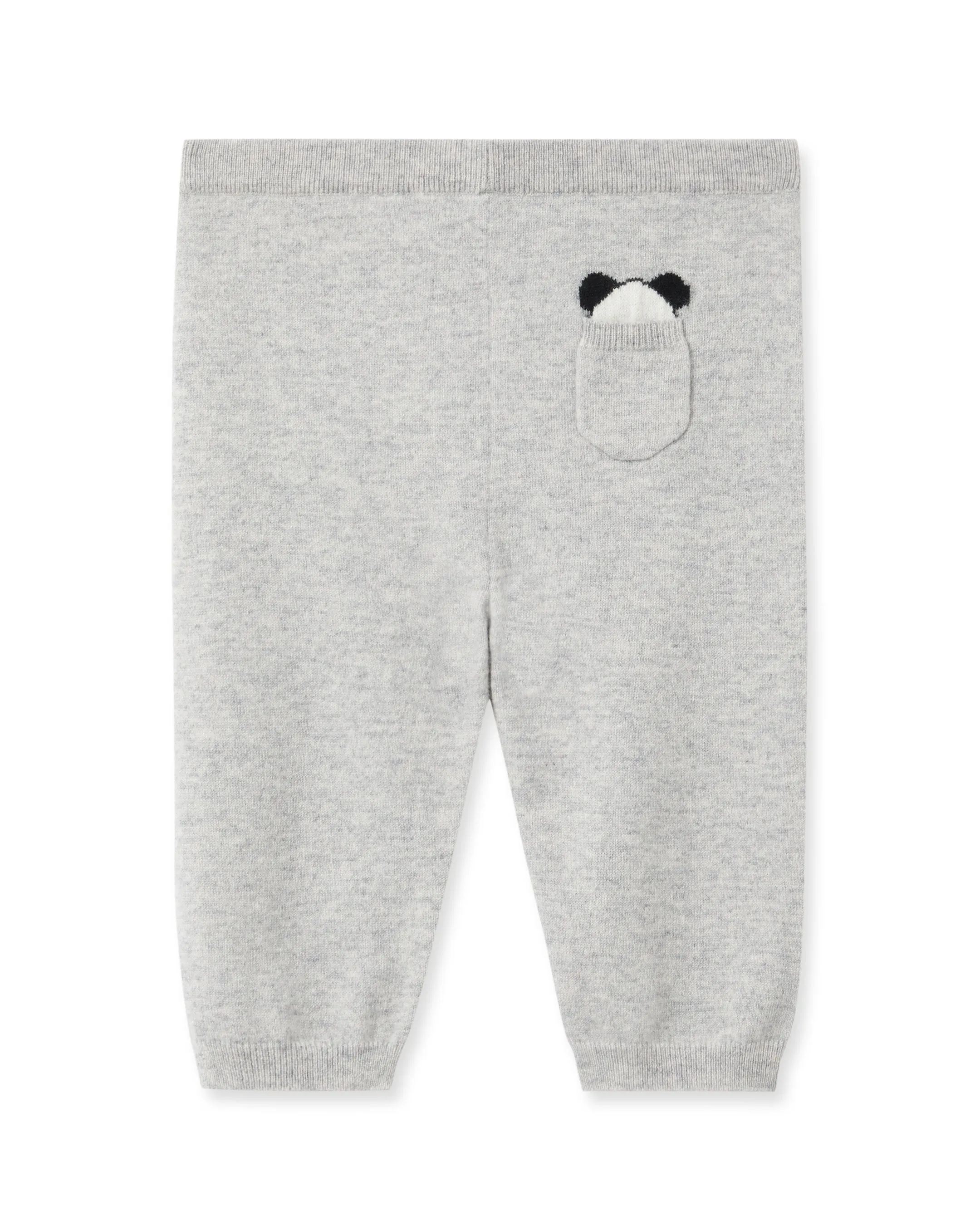 Panda Pocket Cashmere Leggings Fumo Grey