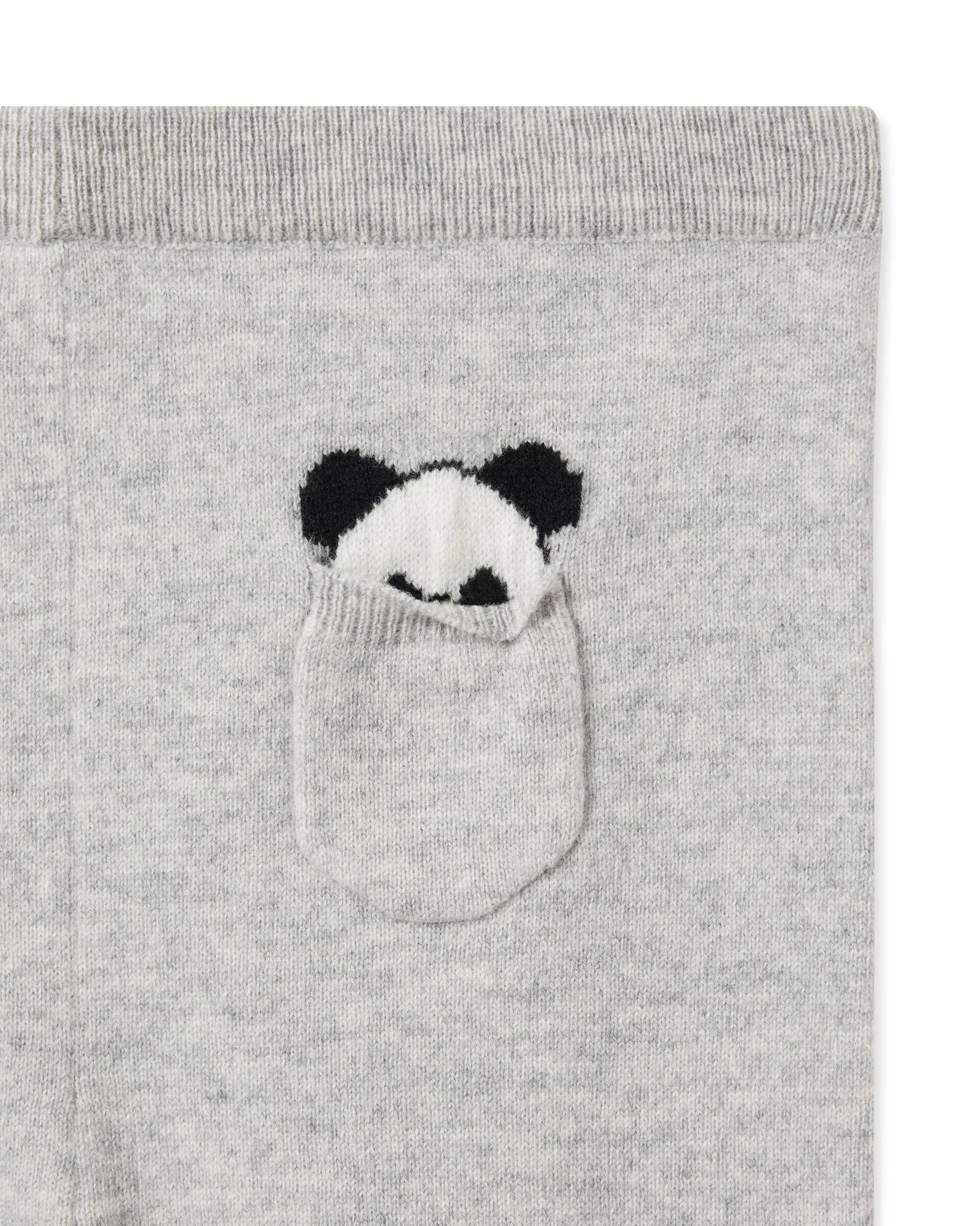 Panda Pocket Cashmere Leggings Fumo Grey