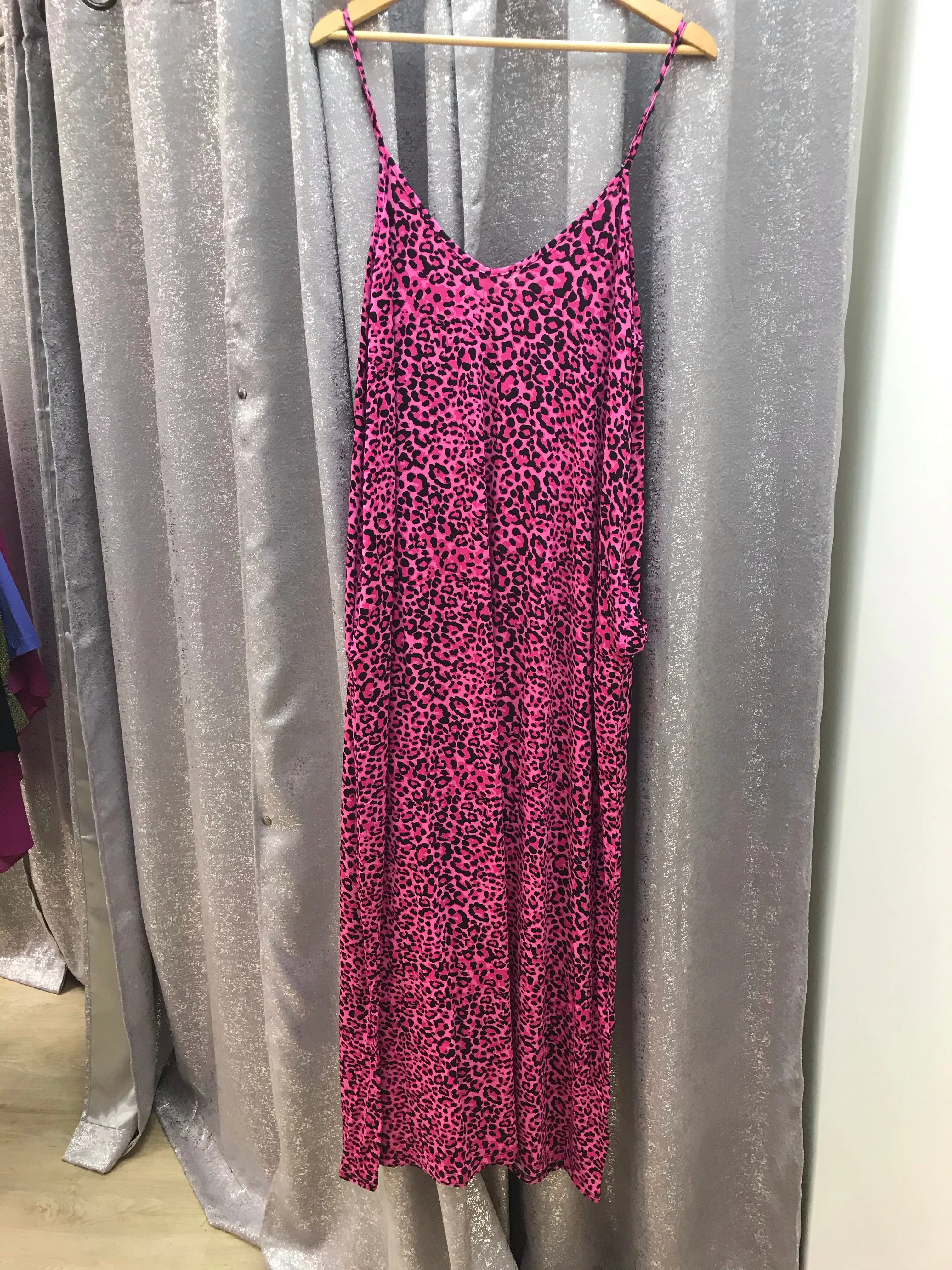 Pink cheetah maxi